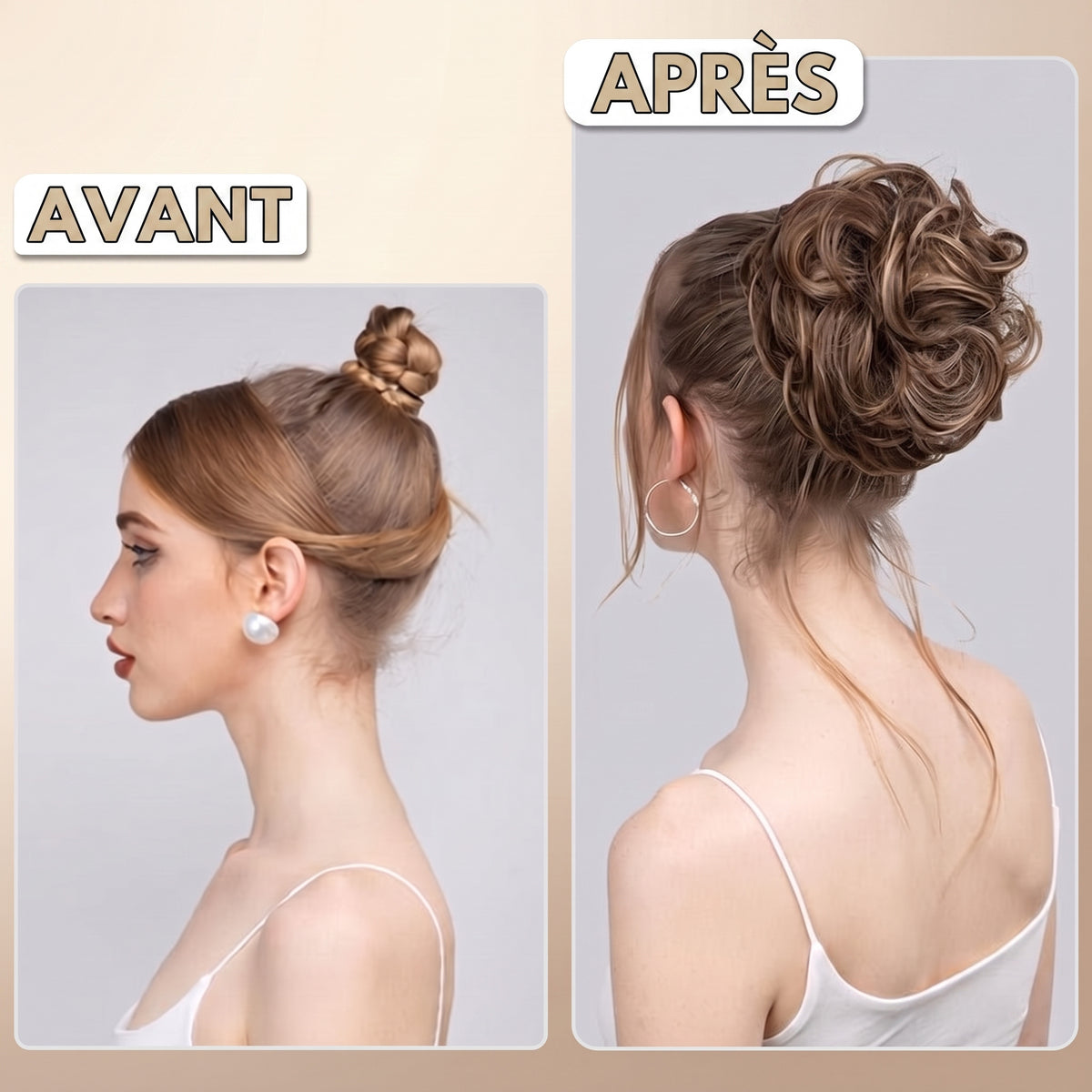 -50 % · OFFRE LIMITÉE · Clip'nBun™ · Fini les bad hair days, place à l’élégance !