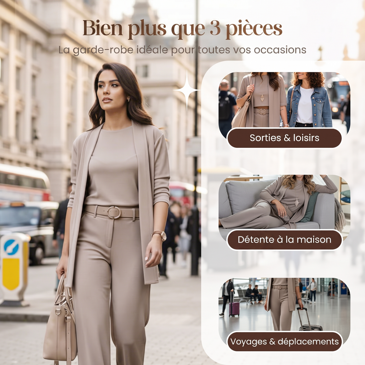 -50 % · OFFRE LIMITÉE · Hannah™ · Ensemble 3 pièces