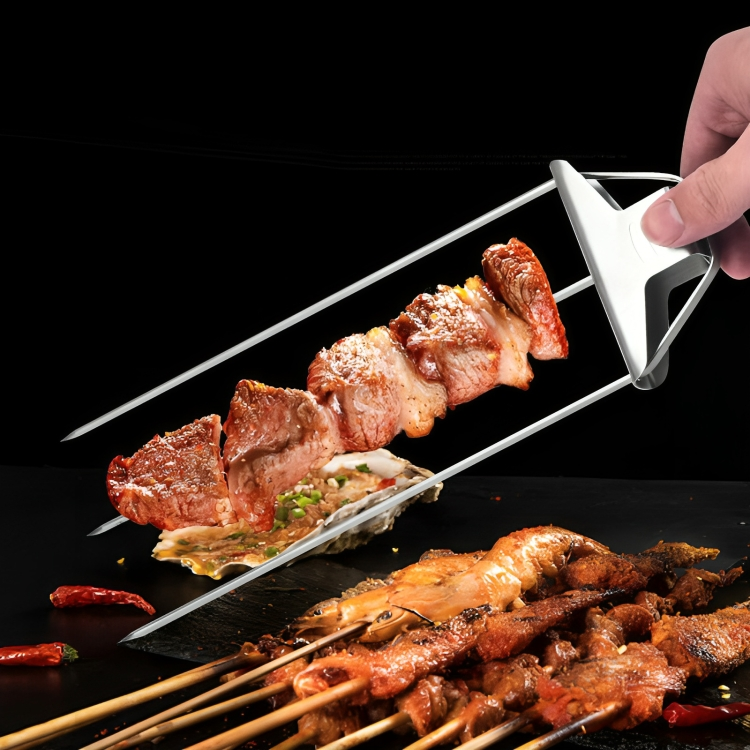 1+1 OFFERT · AUJOURD'HUI · SkewerPro™ · Brochettes de barbecue 3-en-1