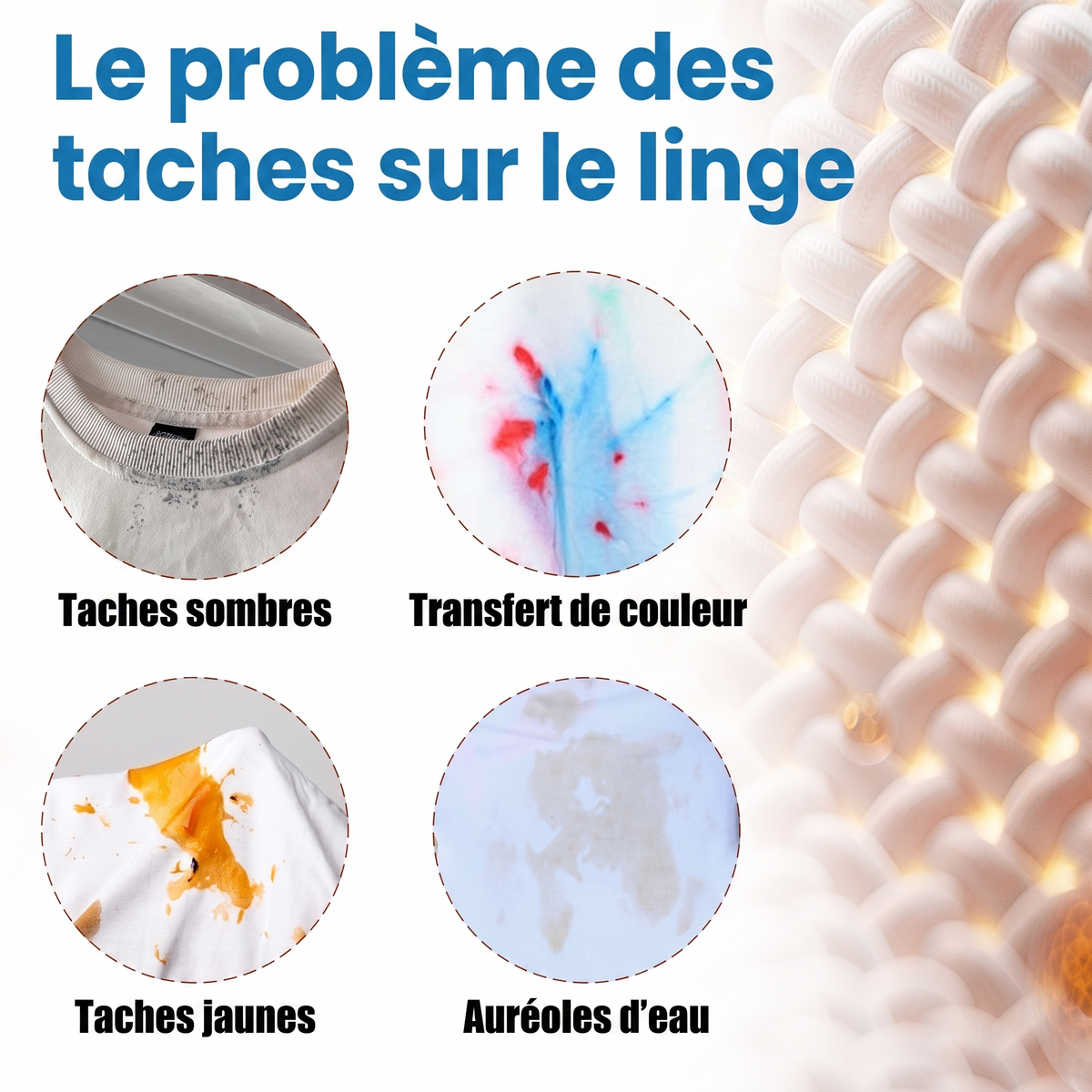 1+1 OFFERT · AUJOURD'HUI · PowerStain™ · Détachant pour le linge