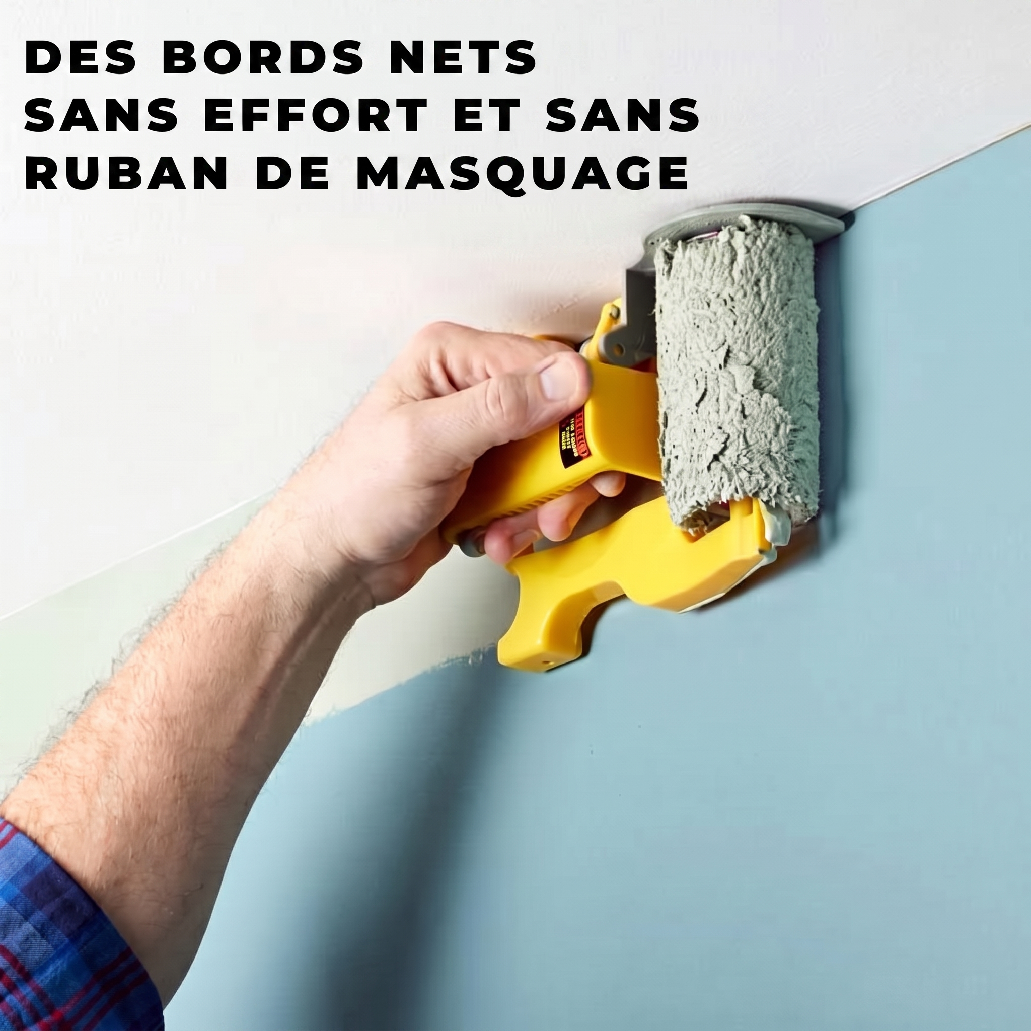 -50 % · OFFRE LIMITÉE · TapelessEdge™ · Bords parfaits sans ruban ! | KIT + 3 ROULEAUX OFFERTS