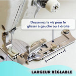 -50 % · OFFRE LIMITÉE · SwiftStitch™ · Cousez des coutures parfaitement droites ! Rapide et facile !