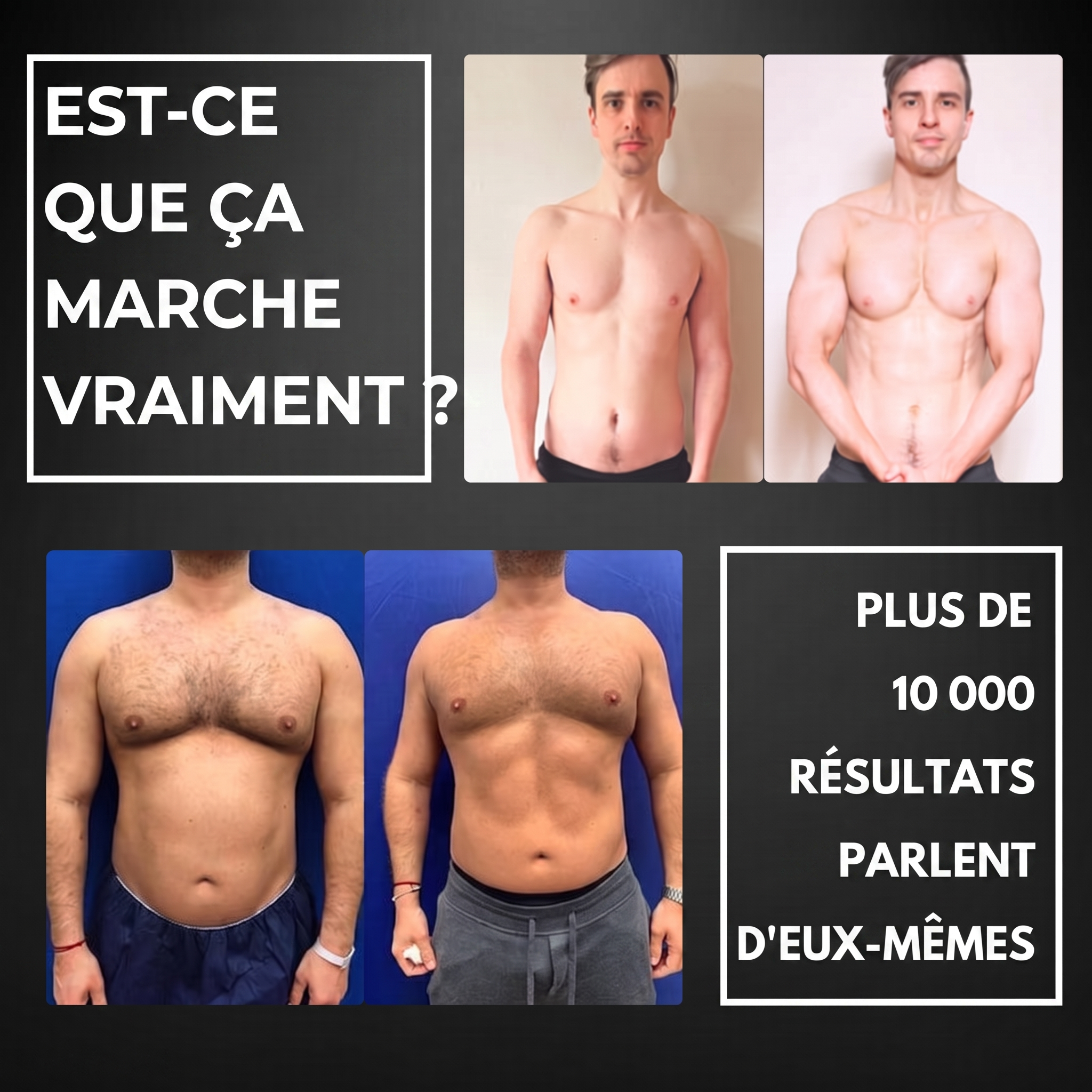 -50 % · OFFRE LIMITÉE · AbSculptor™ · Patchs EMS pour les muscles