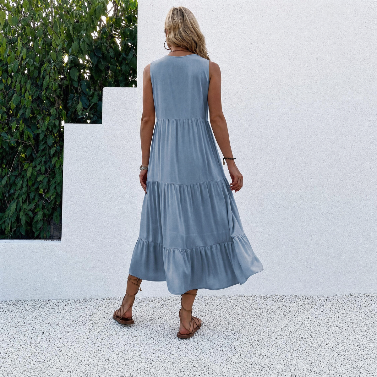 -50 % · OFFRE LIMITÉE · Heidi™ · Robe froncée à boutons