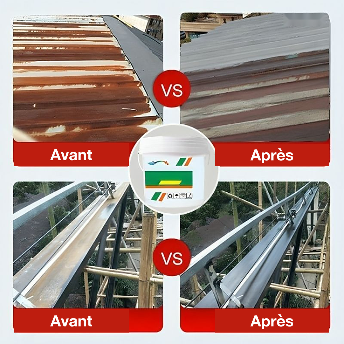 -50 % · OFFRE LIMITÉE · RustFix™ · Protégez vos surfaces contre la rouille !