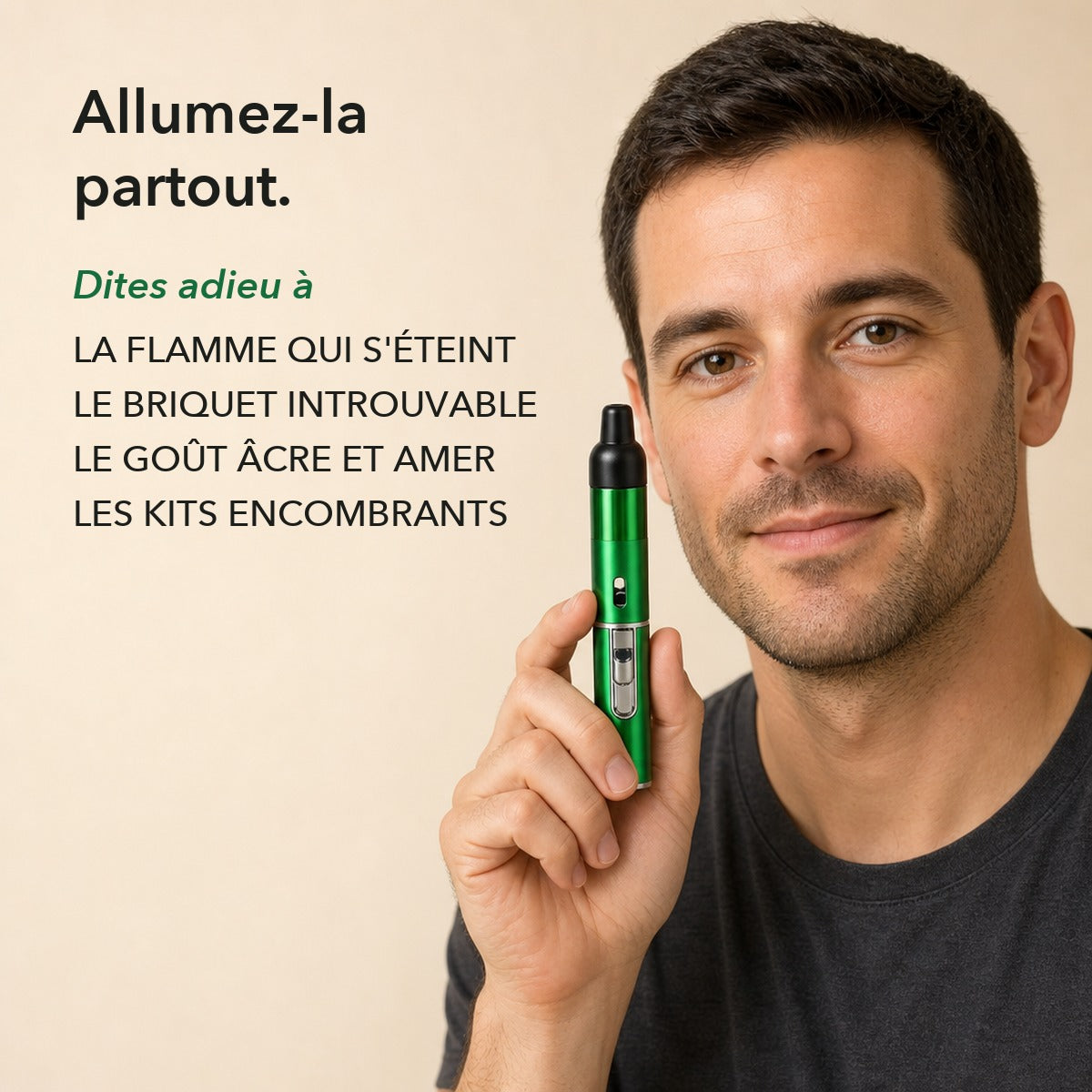 1+1 OFFERT · AUJOURD'HUI · PipeTorch™ · Pipe à briquet intégré
