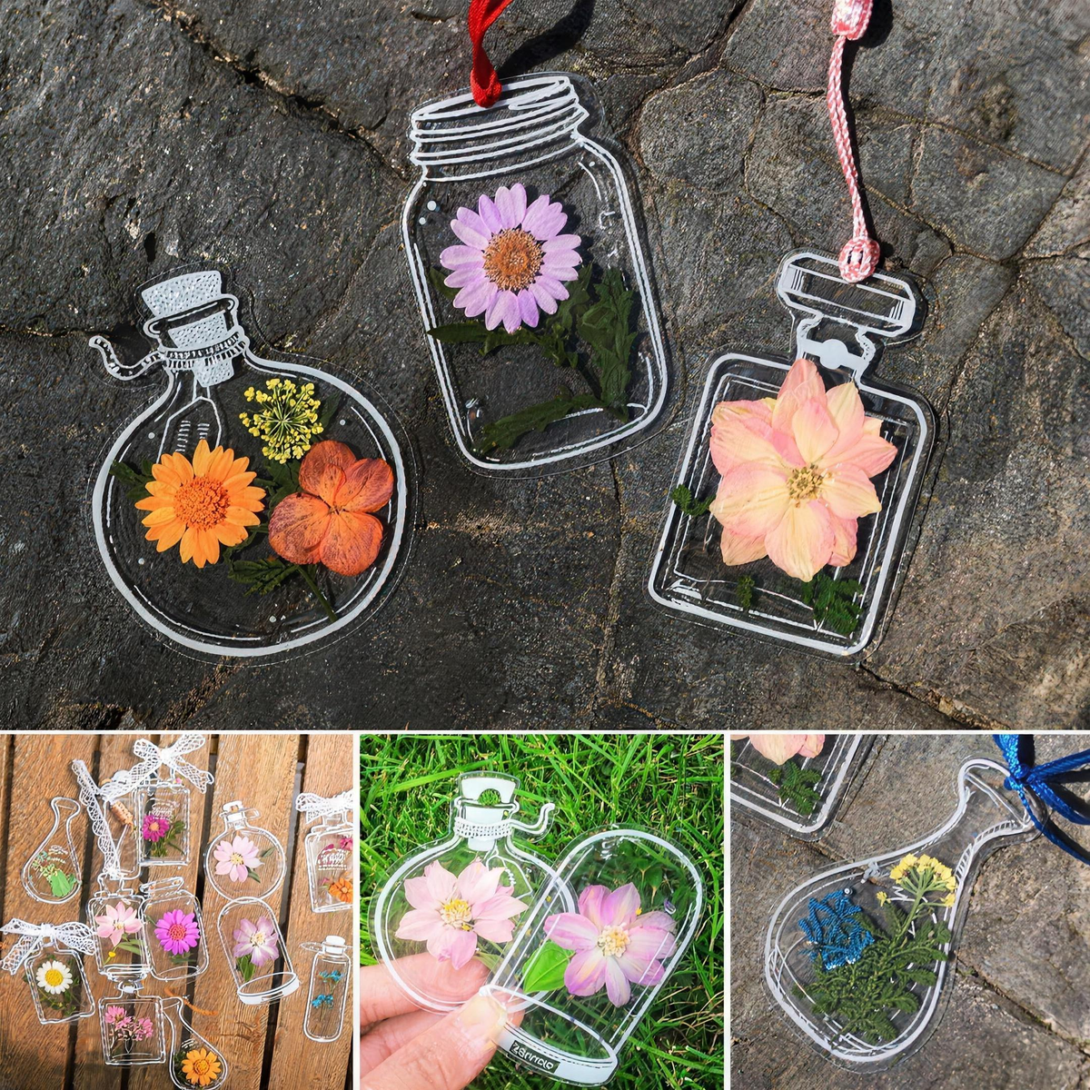 -50 % · OFFRE LIMITÉE · BloomMarks™ · Marque-pages en fleurs naturelles