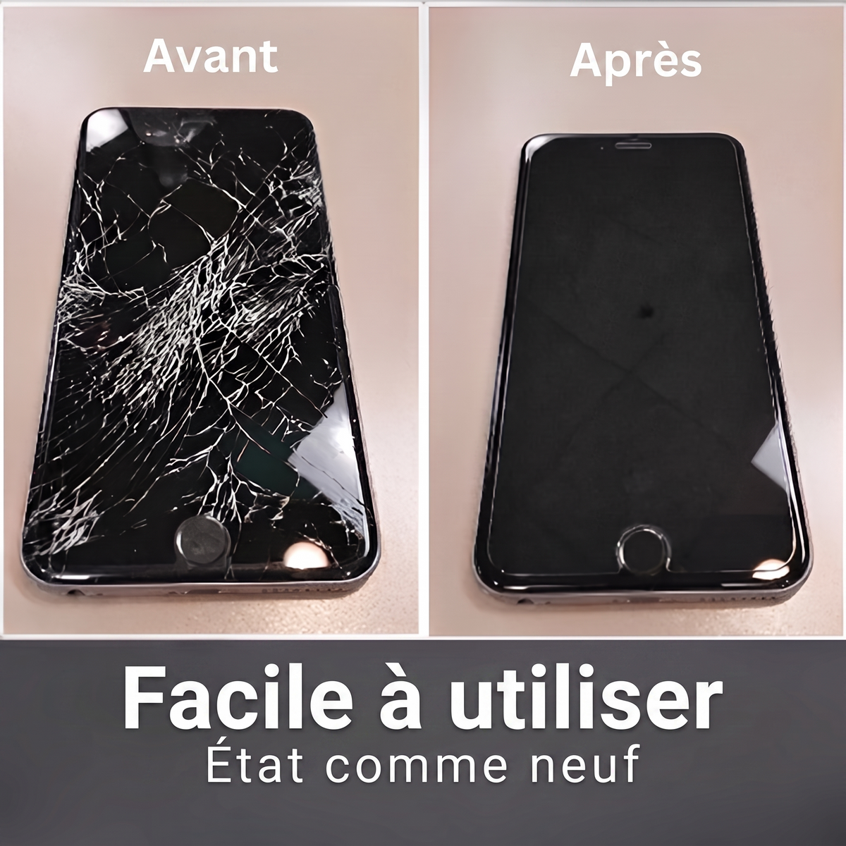1+1 OFFERT · AUJOURD'HUI · Breakfix™ · Kit de réparation de vitres