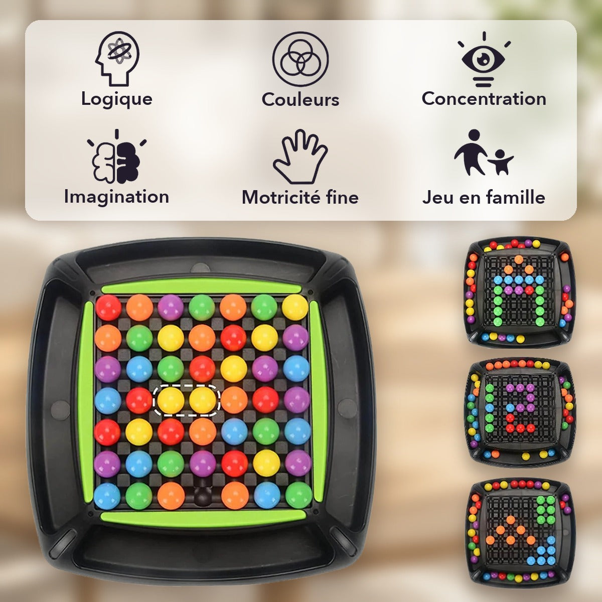 -50 % · OFFRE LIMITÉE · RainbowBoard™ · Jeu de logique des couleurs