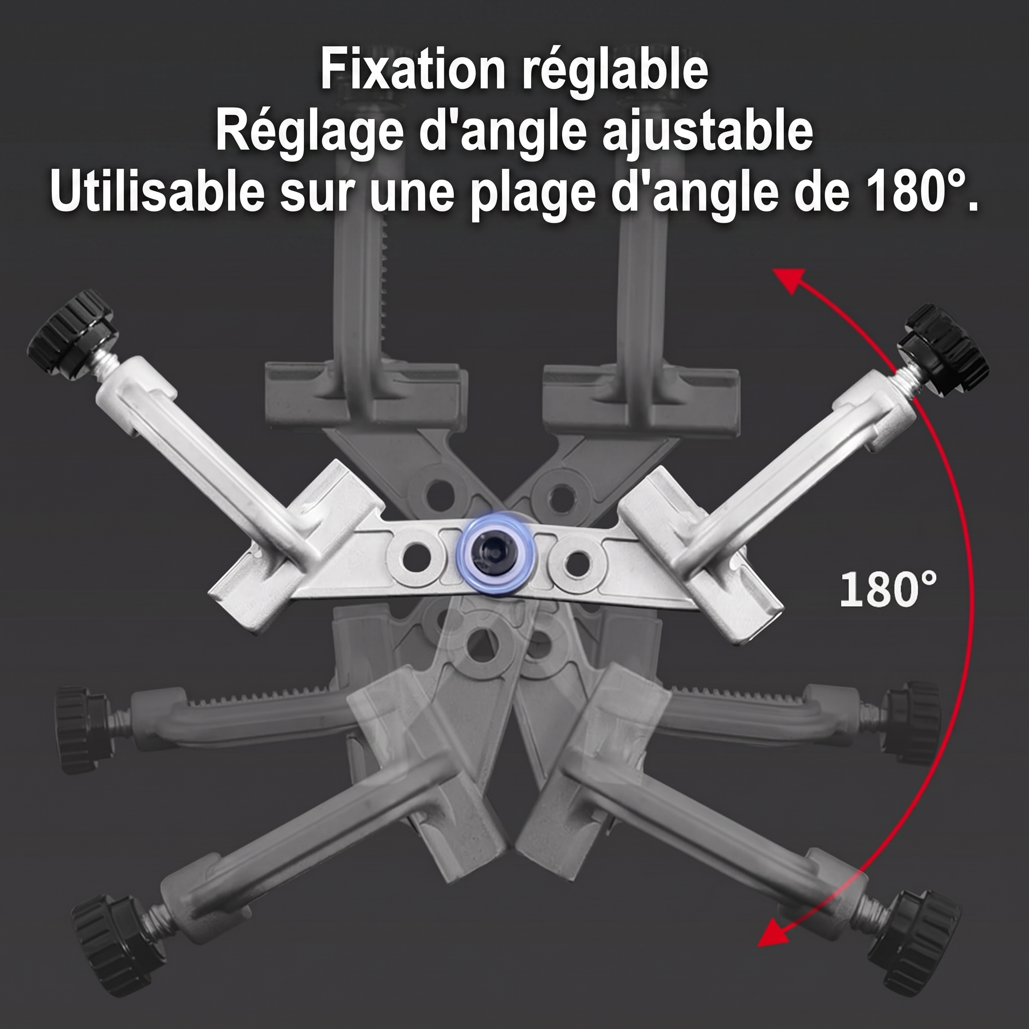 -50 % · OFFRE LIMITÉE · AngleHold™ · Maîtrisez plusieurs angles avec une seule pince fluide !