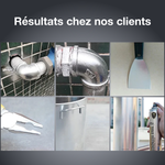 1+2 OFFERT · AUJOURD'HUI · GleamSteel™ · Peinture en spray chrome inoxydable
