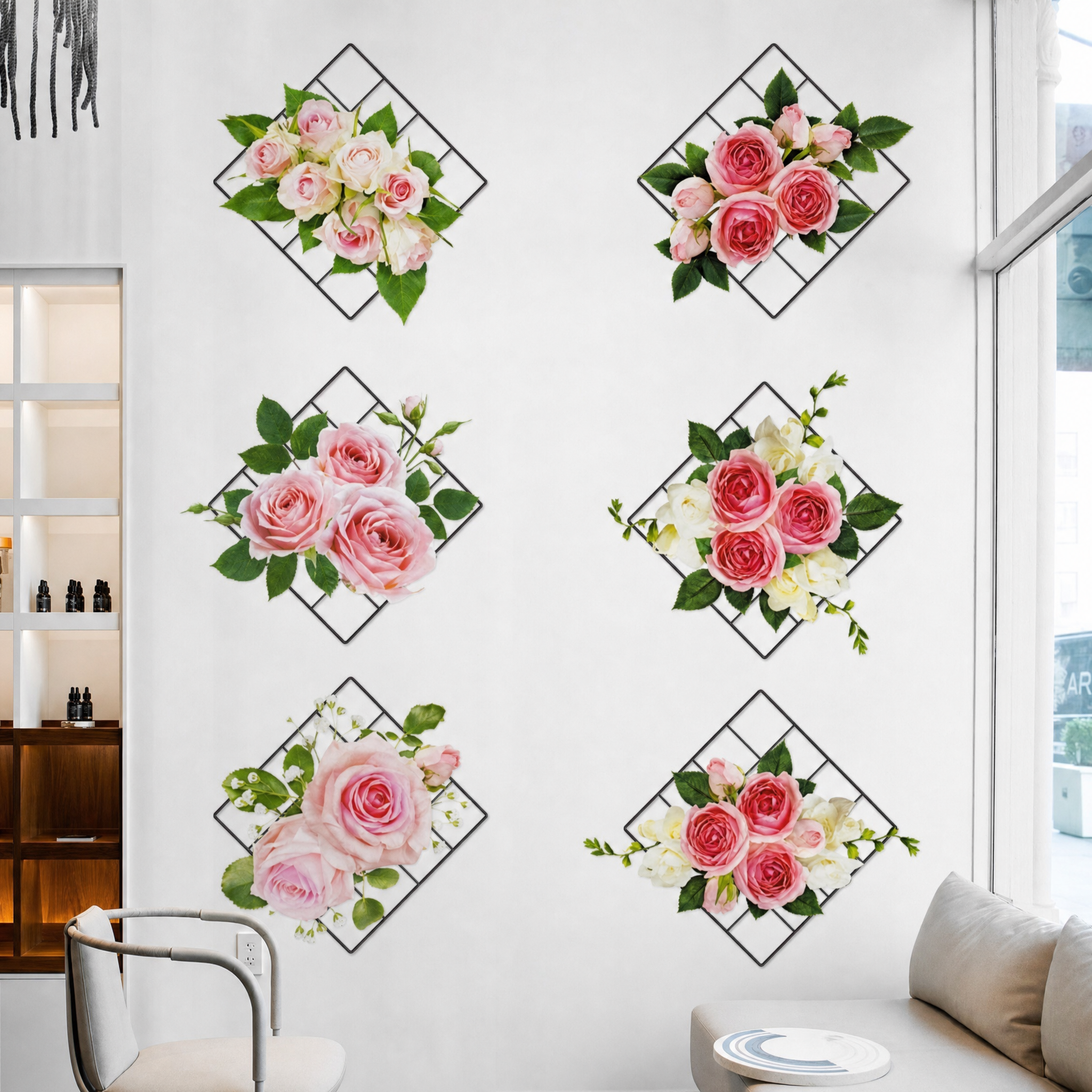 -50 % · OFFRE LIMITÉE · BotanicaLuxe™ · Sticker mural 3D de plantes vertes