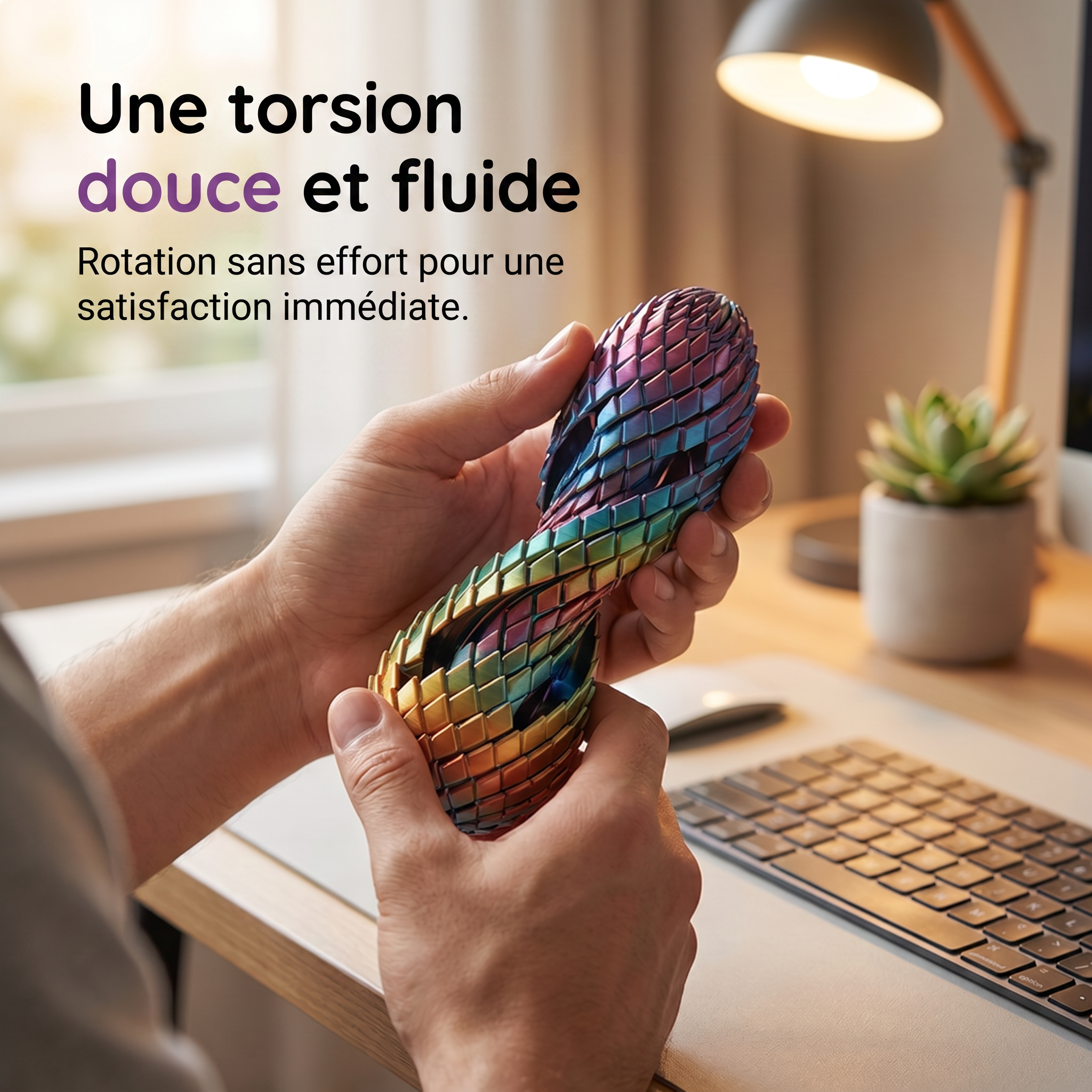 1+1 OFFERT · AUJOURD'HUI · DragoFidget™ · Œuf anti-stress