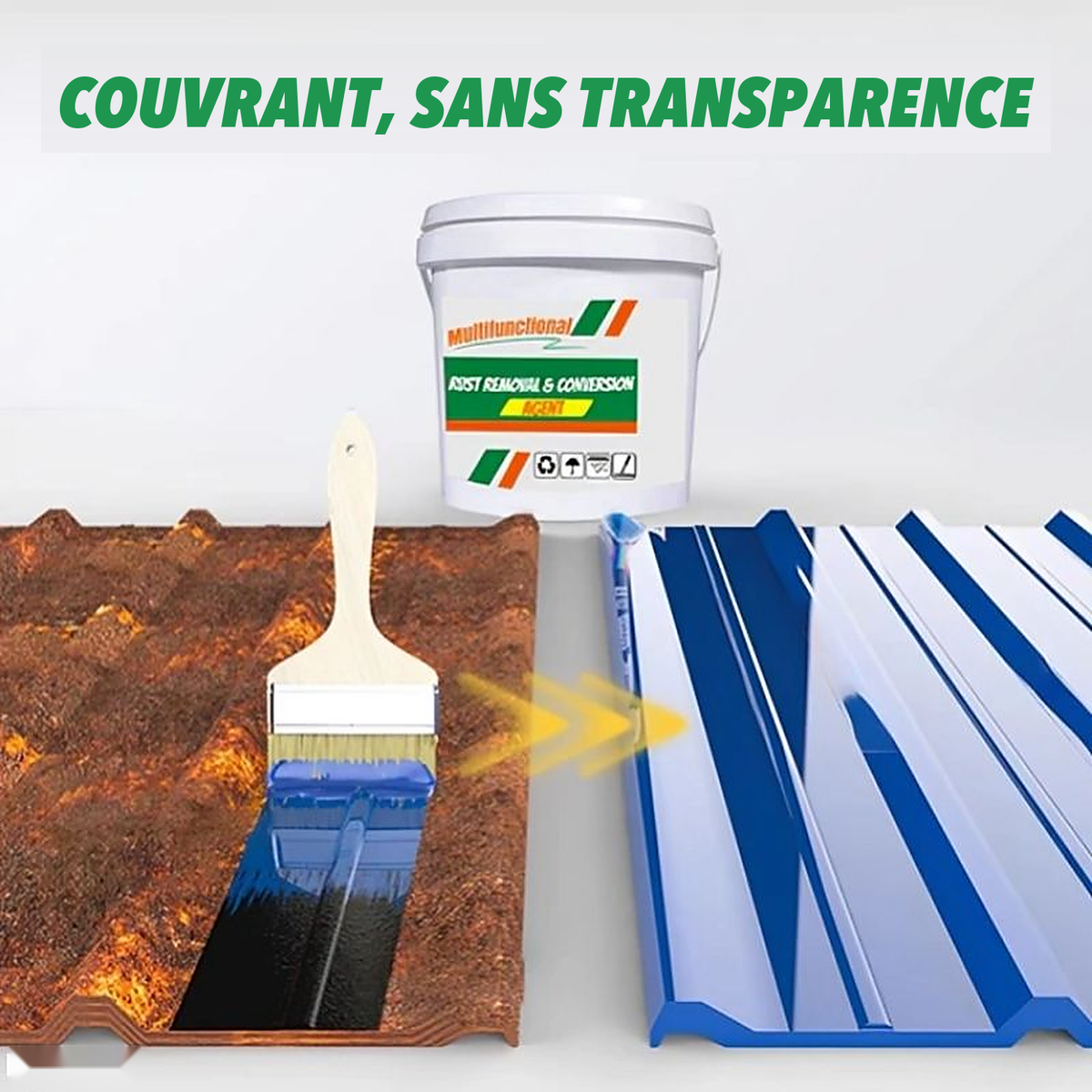-50 % · OFFRE LIMITÉE · RustFix™ · Protégez vos surfaces contre la rouille !