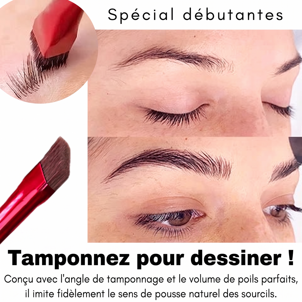 1+1 OFFERT · AUJOURD'HUI · BrowDefine™ · Brosse de définition des sourcils