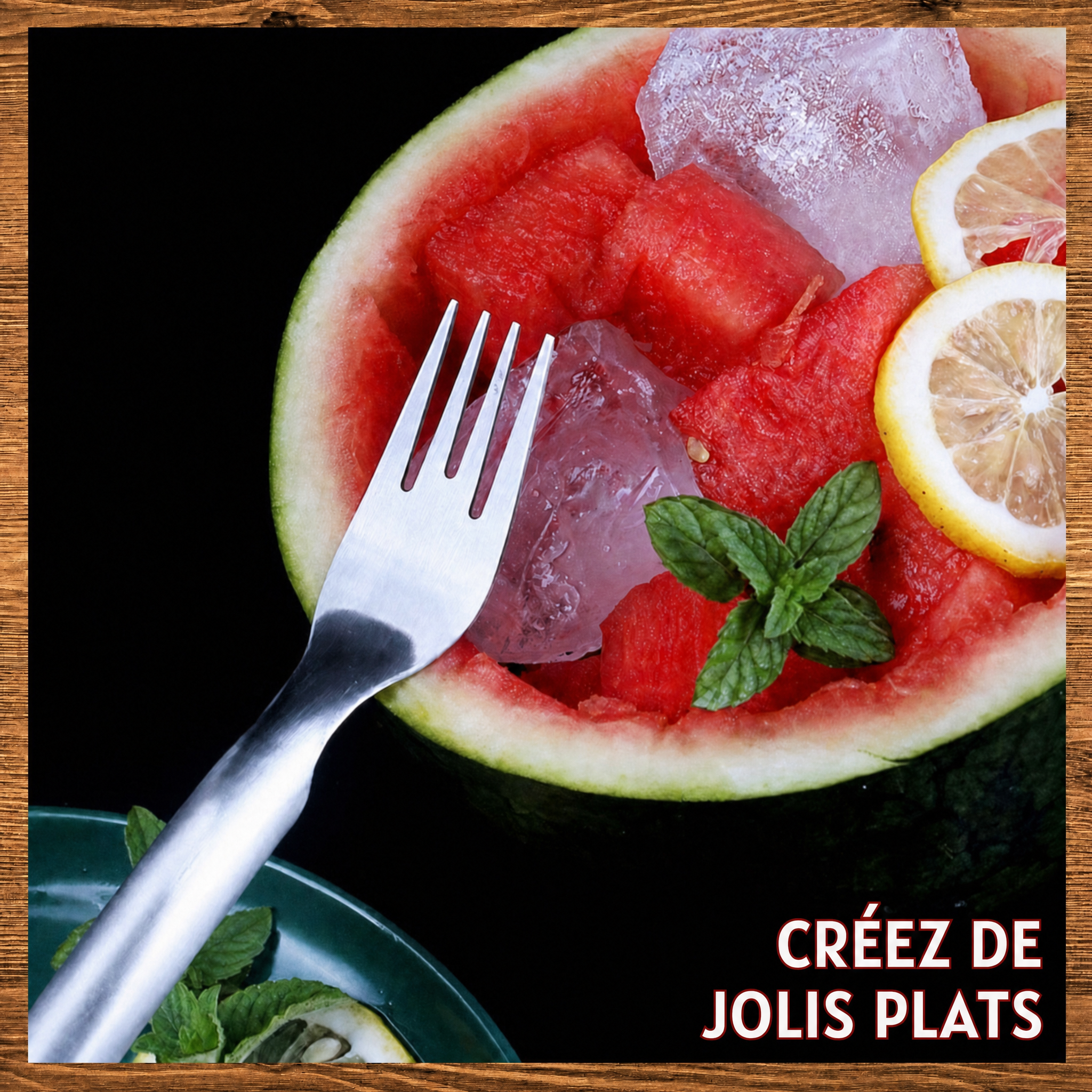 -50 % · OFFRE LIMITÉE · FruitBites™ · Une nouvelle façon de couper vos fruits !
