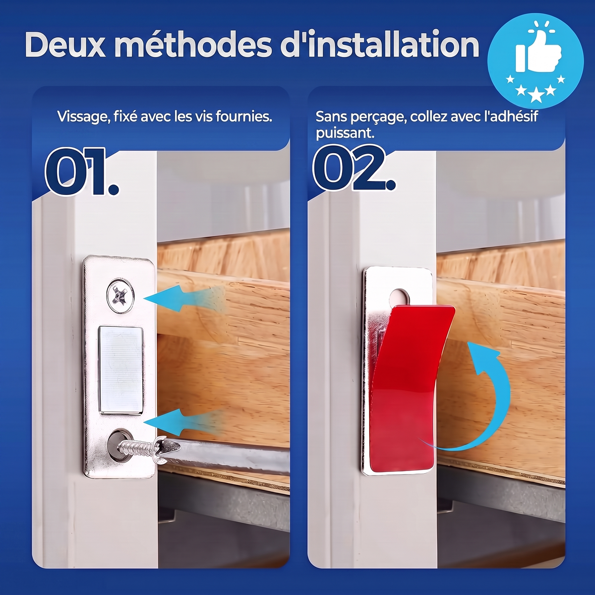 2+2 OFFERT · AUJOURD'HUI · SlimLock™ · Fermez vos tiroirs & placards !