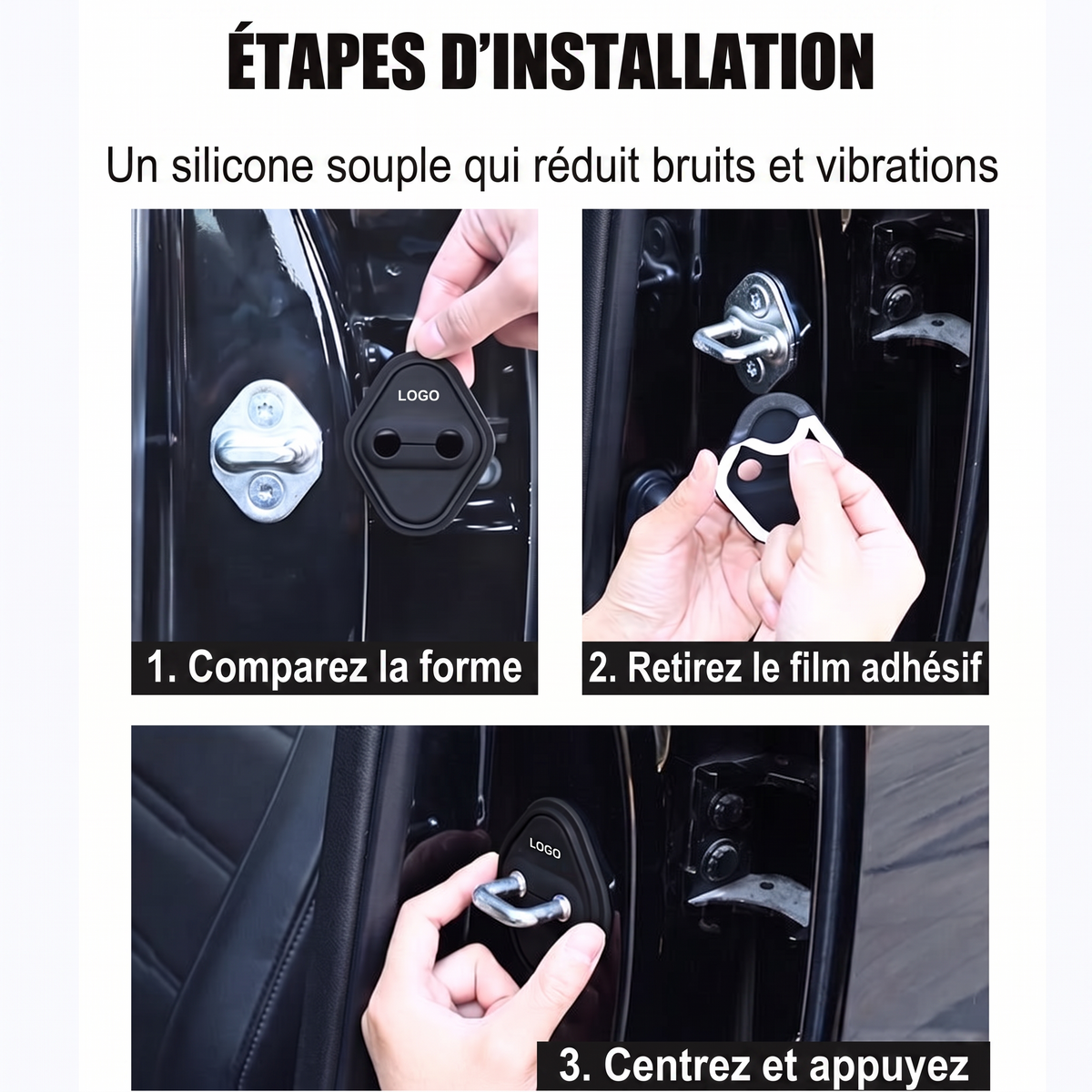 2+2 OFFERT · AUJOURD'HUI · LatchArmor™ · Protège vos serrures de porte contre les dommages