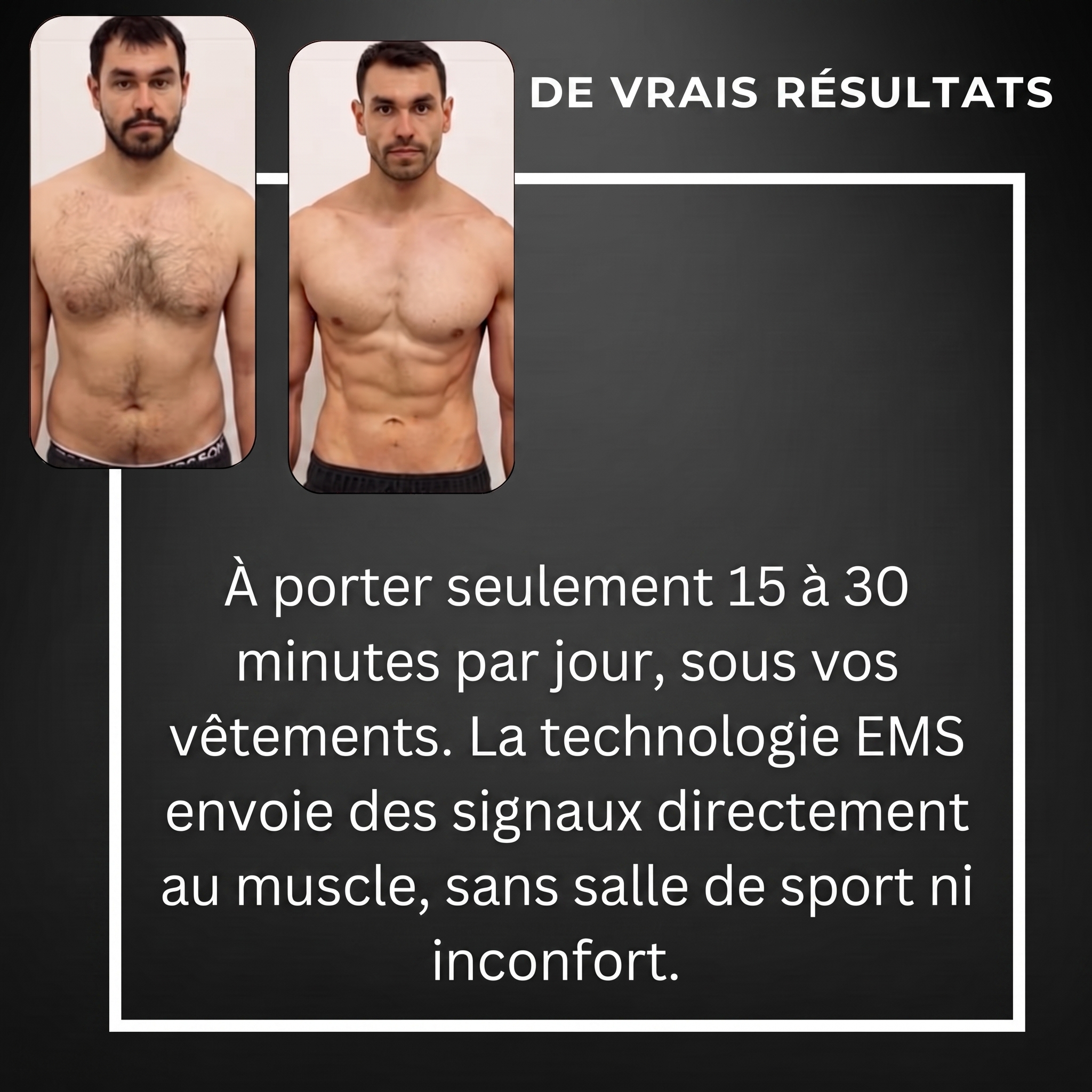 -50 % · OFFRE LIMITÉE · AbSculptor™ · Patchs EMS pour les muscles