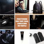 -50 % · OFFRE LIMITÉE · MagicGel™ · Répare instantanément le cuir abîmé !