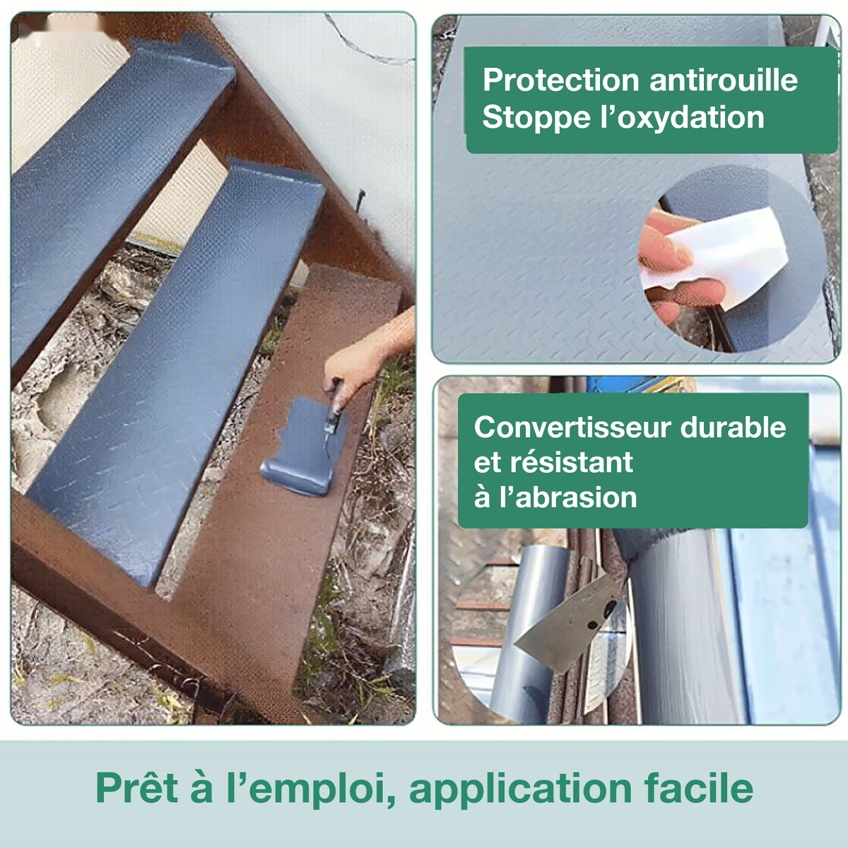 -50 % · OFFRE LIMITÉE · RustFix™ · Protégez vos surfaces contre la rouille !