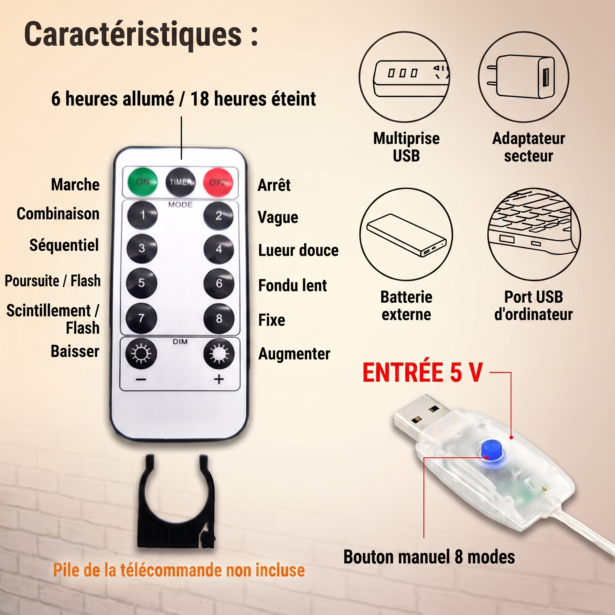 -50 % · OFFRE LIMITÉE · LightString™