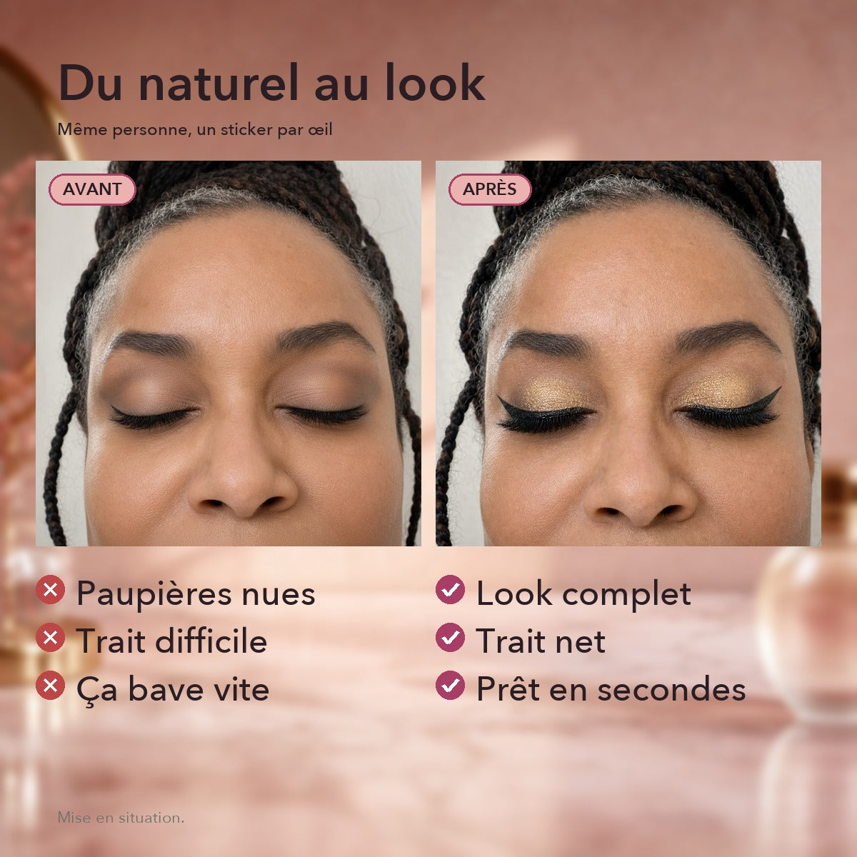 2+2 OFFERTS · AUJOURD'HUI · EyeFusion™ · Stickers yeux 3-en-1