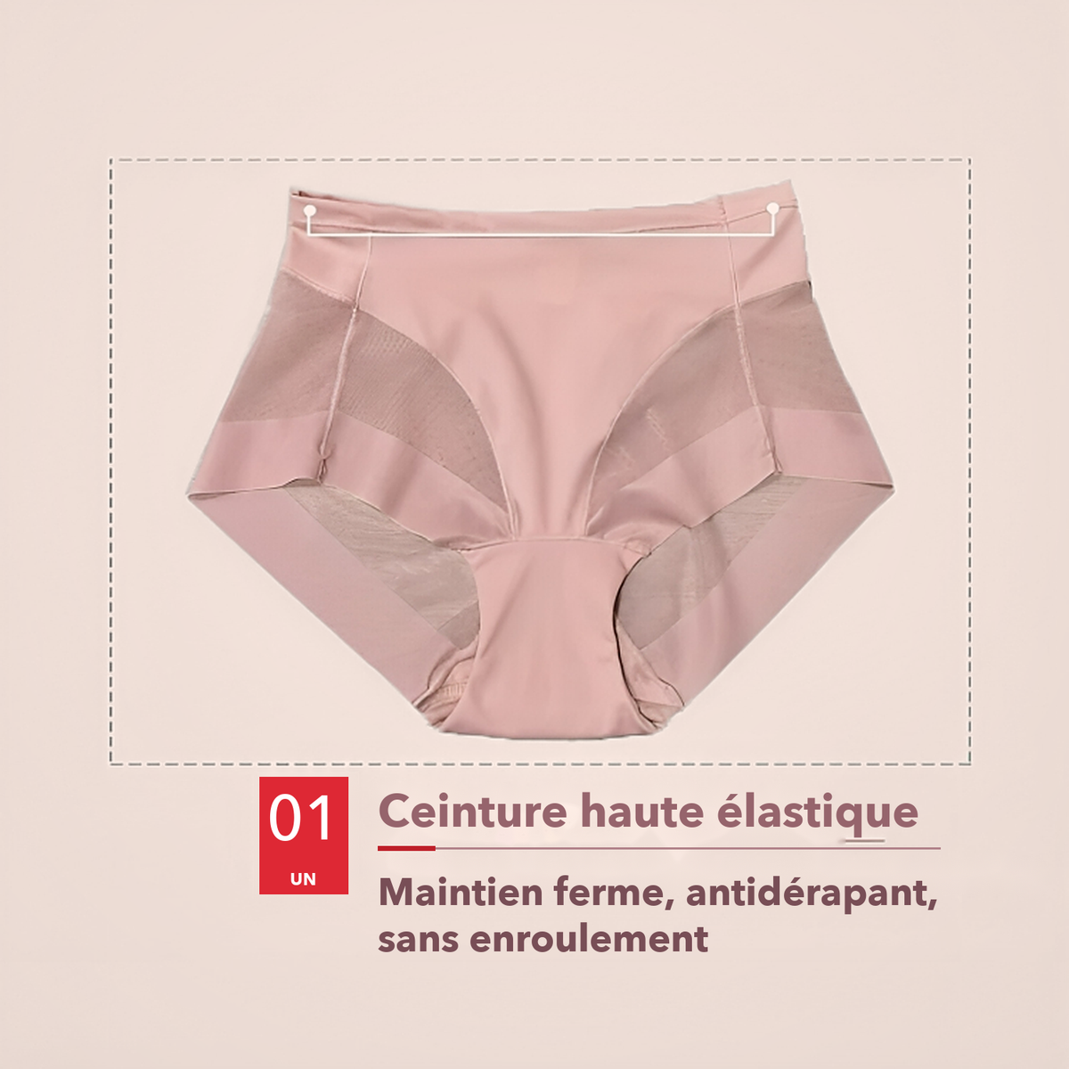 1+1 OFFERT · AUJOURD'HUI · SilkSculpt™ · Culottes élégantes en soie glacée
