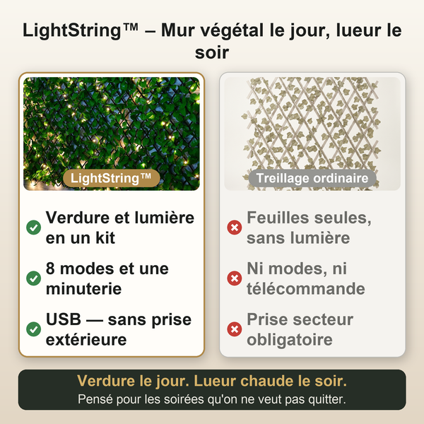 -50 % · OFFRE LIMITÉE · LightString™