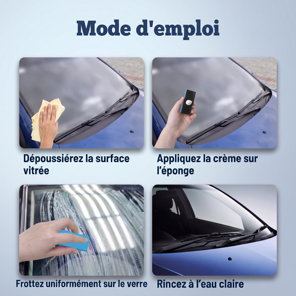 1+1 OFFERT · AUJOURD'HUI · ClearView™ · Dégraissant pour Vitres