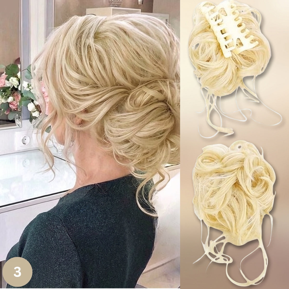 -50 % · OFFRE LIMITÉE · Clip'nBun™ · Fini les bad hair days, place à l’élégance !
