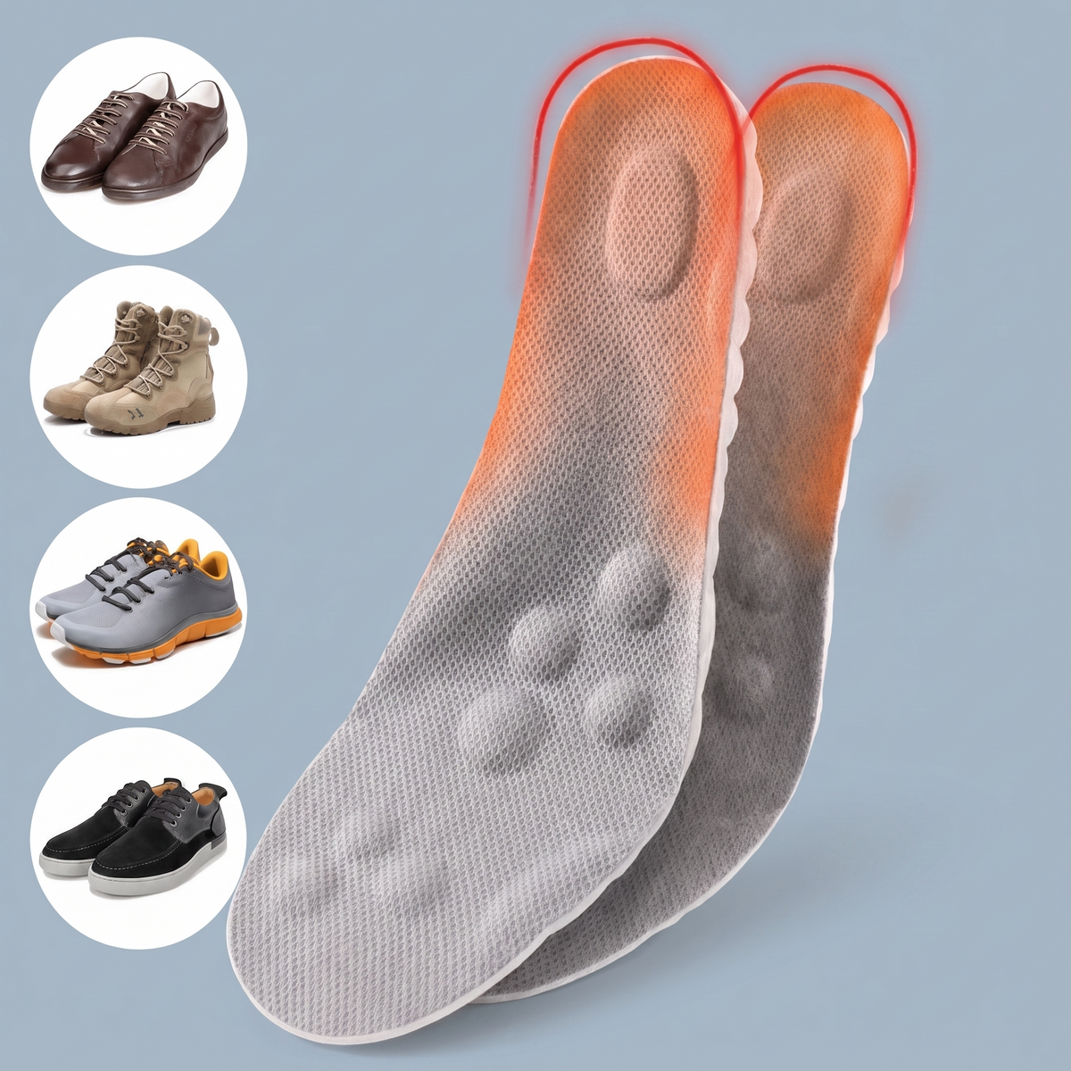 1+1 OFFERT · AUJOURD'HUI · ShoeBliss™ · Un confort optimal pour vos pieds, toute la journée !