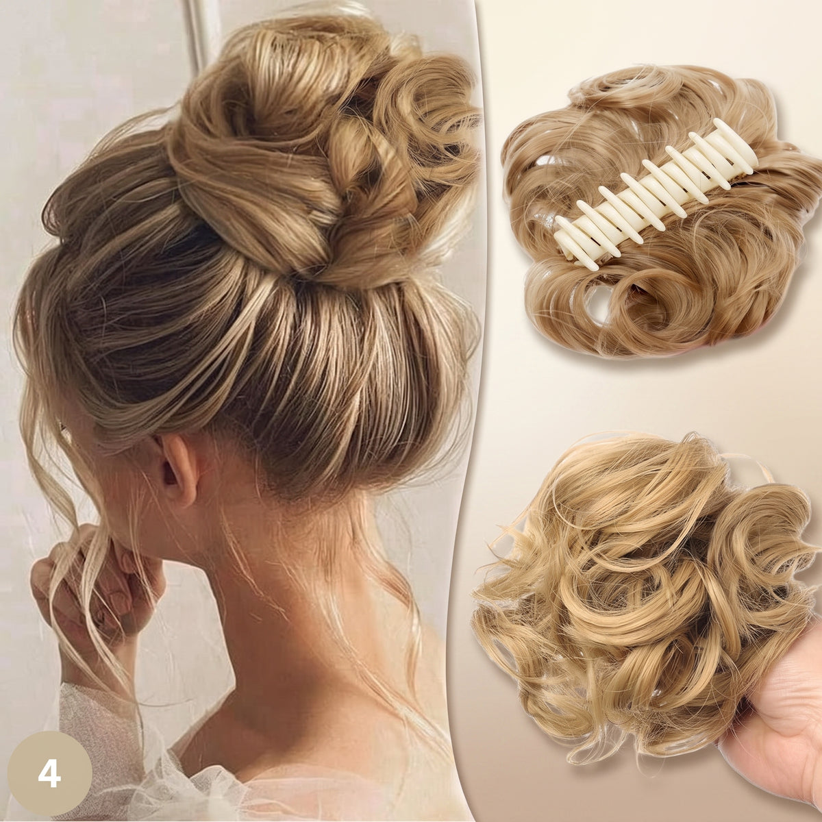 -50 % · OFFRE LIMITÉE · Clip'nBun™ · Fini les bad hair days, place à l’élégance !