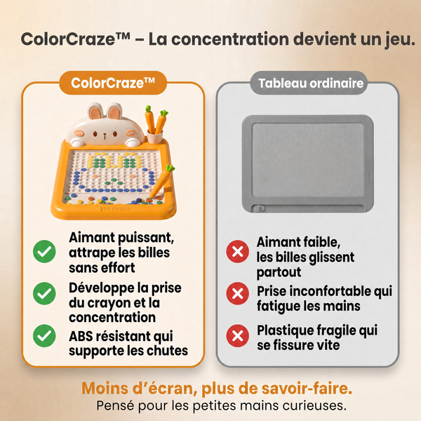 -50 % · OFFRE LIMITÉE · ColorCraze™ · Apprendre à écrire en s’amusant !