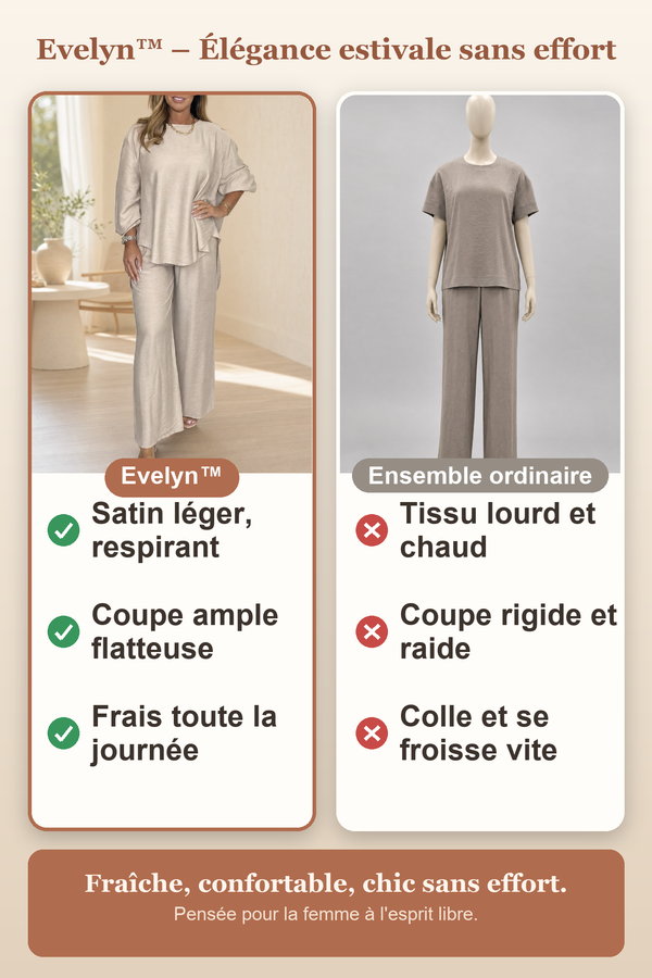 -60 % · OFFRE LIMITÉE · Evelyn™ · Ensemble 2 pièces