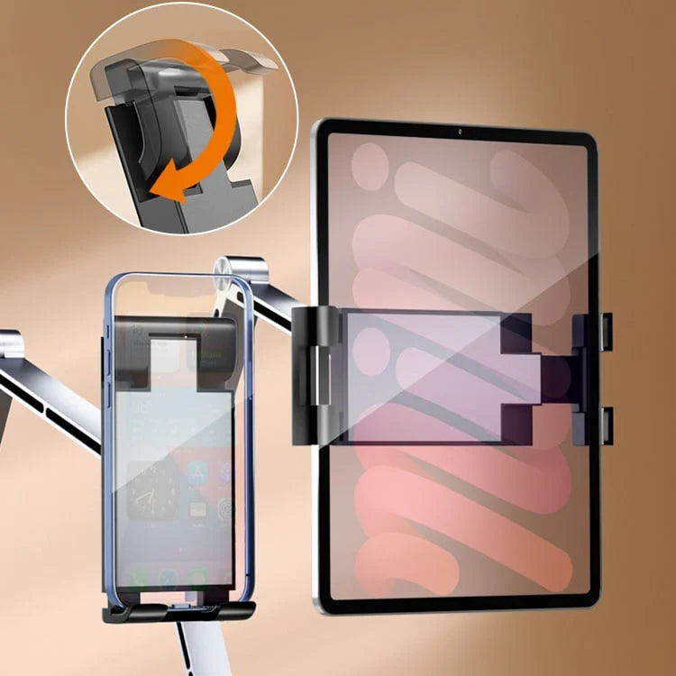 -50 % · OFFRE LIMITÉE · EliteStand™ · Support robuste en aluminium pour tablette et téléphone