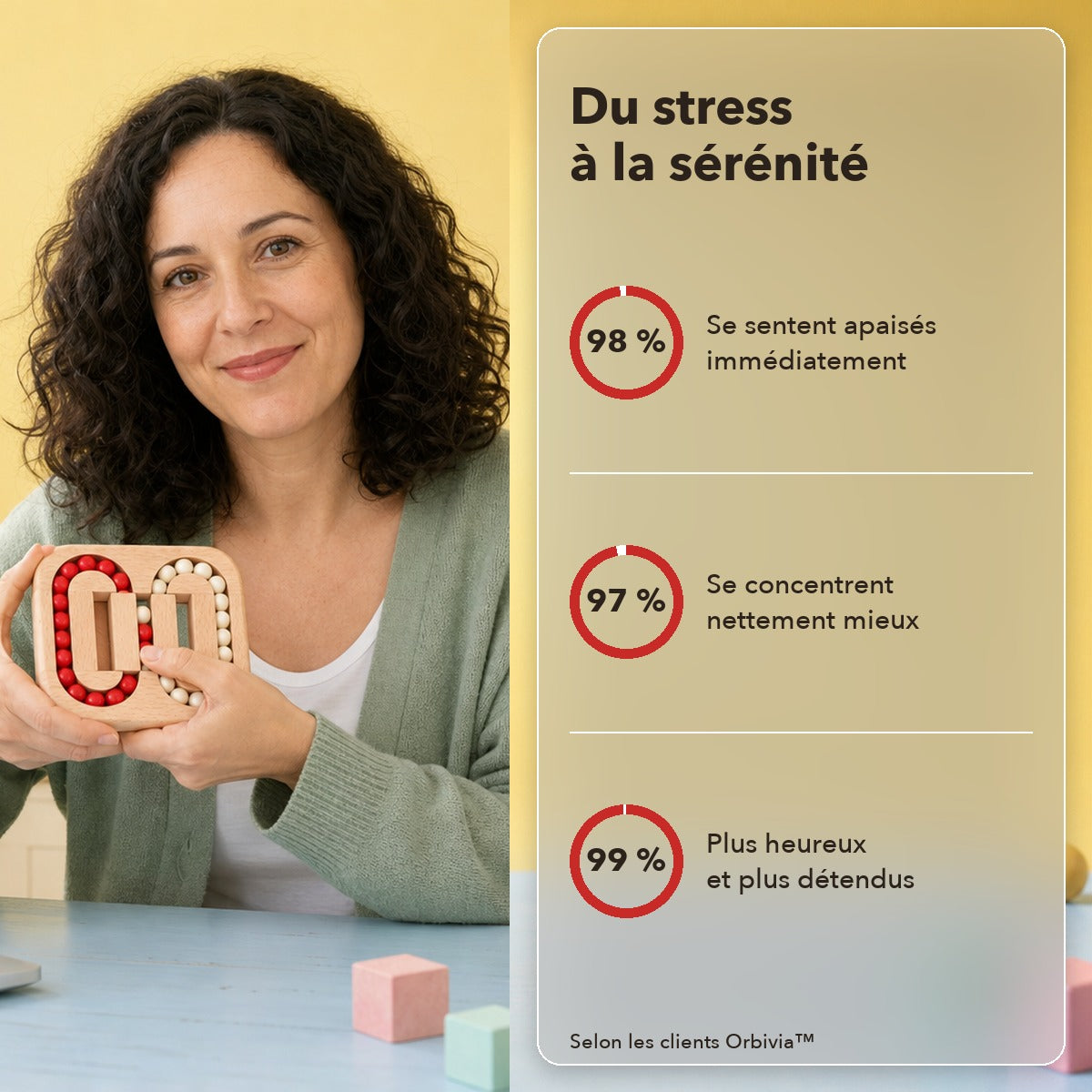 -50 % · OFFRE LIMITÉE · Orbivia™ · Perles magiques anti-stress