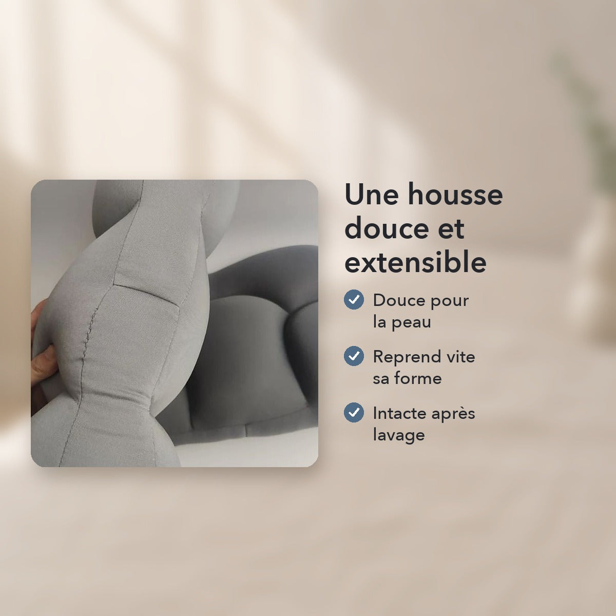 -50 % · OFFRE LIMITÉE · CloudPillow™ · Oreiller Mémoire de Forme