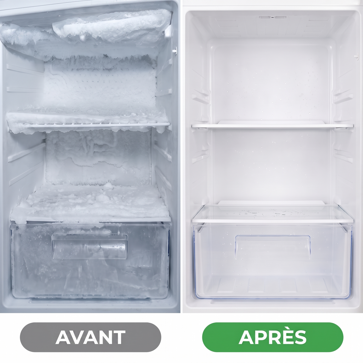 1+1 OFFERT · AUJOURD'HUI · FrostAid™ · Spray dégivrant rapide
