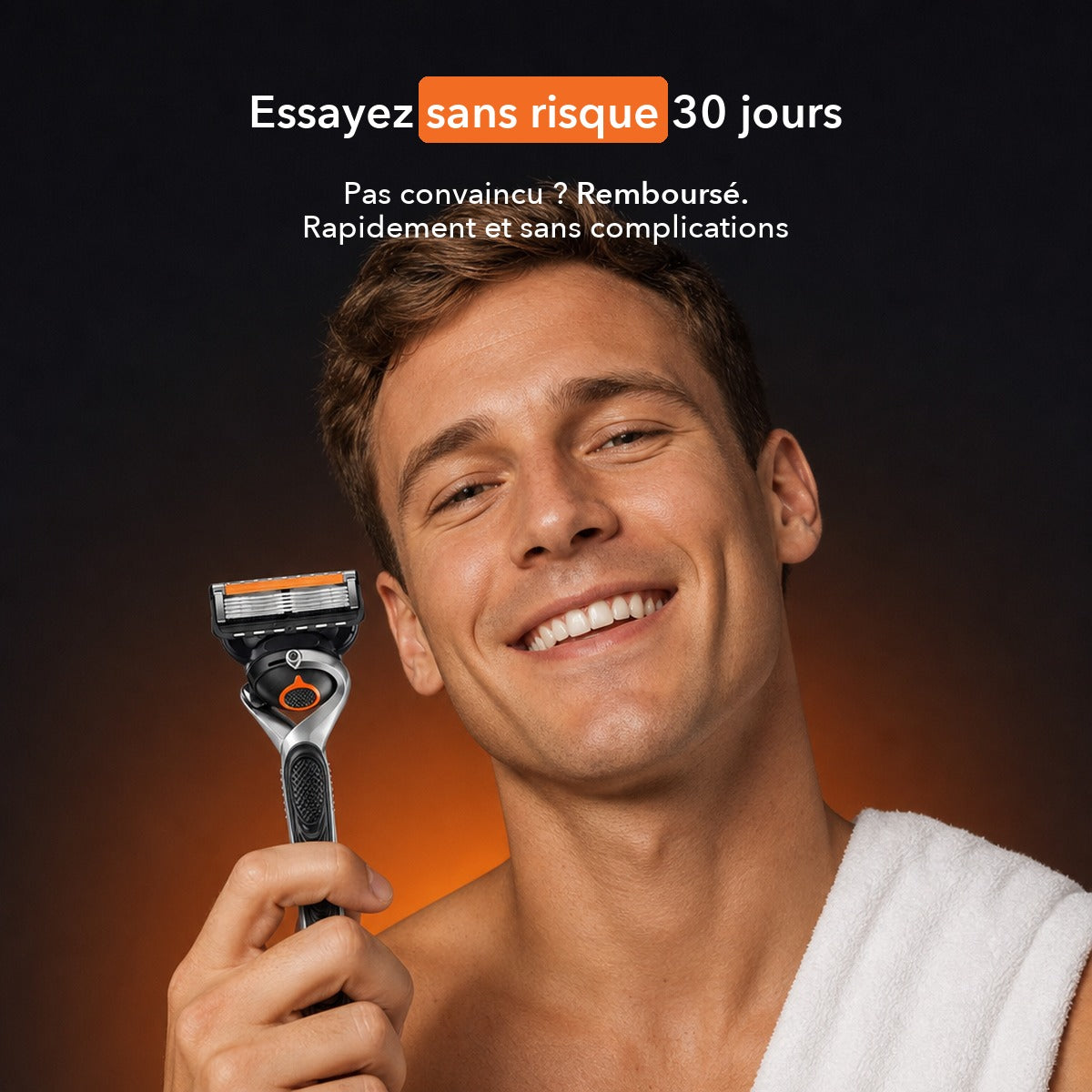 -50 % · OFFRE LIMITÉE · RazorMax™ · Coffret de lames de rasoir homme