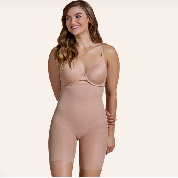 1+1 OFFERT · AUJOURD'HUI · CrossCompress · Gaine amincissante taille haute