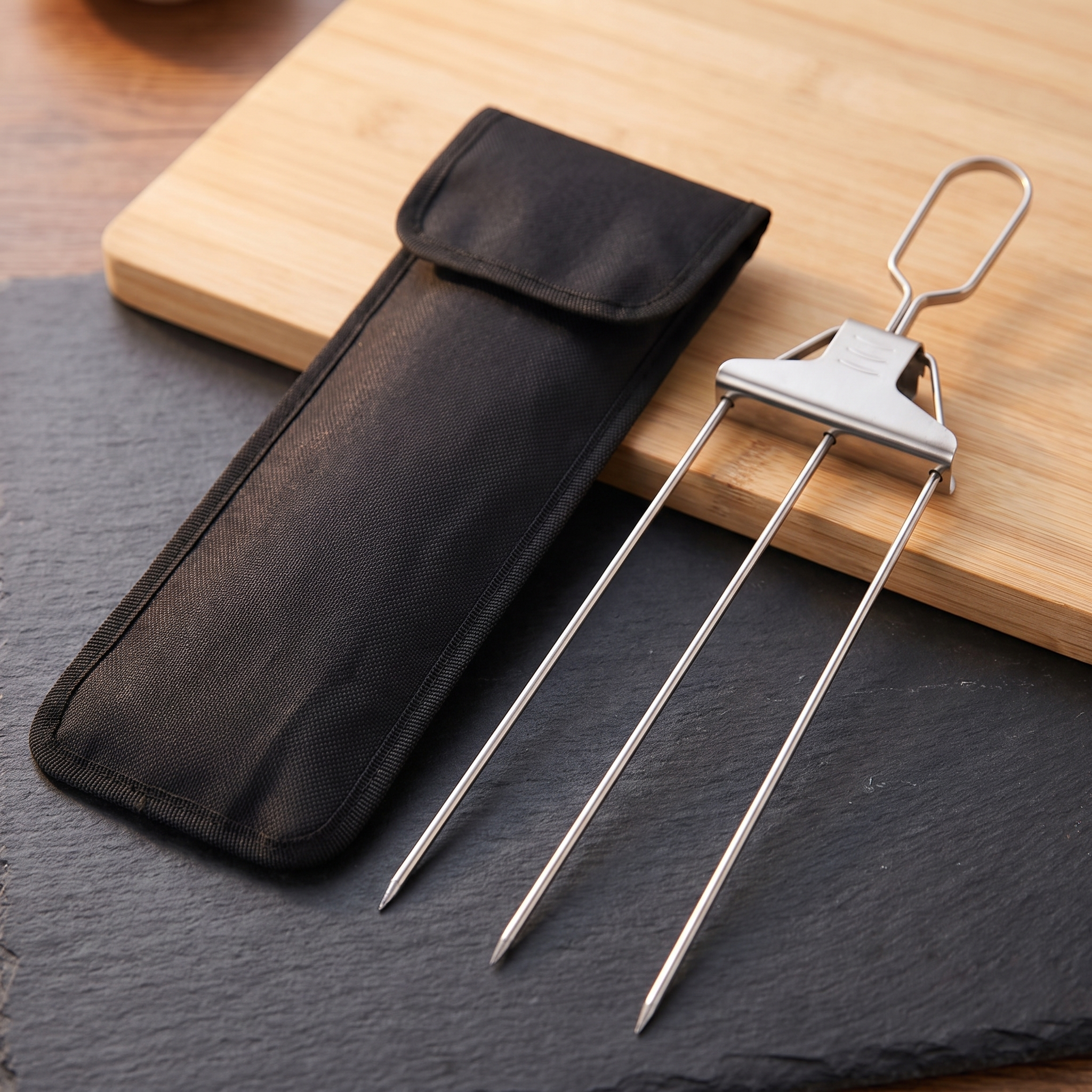 1+1 OFFERT · AUJOURD'HUI · SkewerPro™ · Brochettes de barbecue 3-en-1