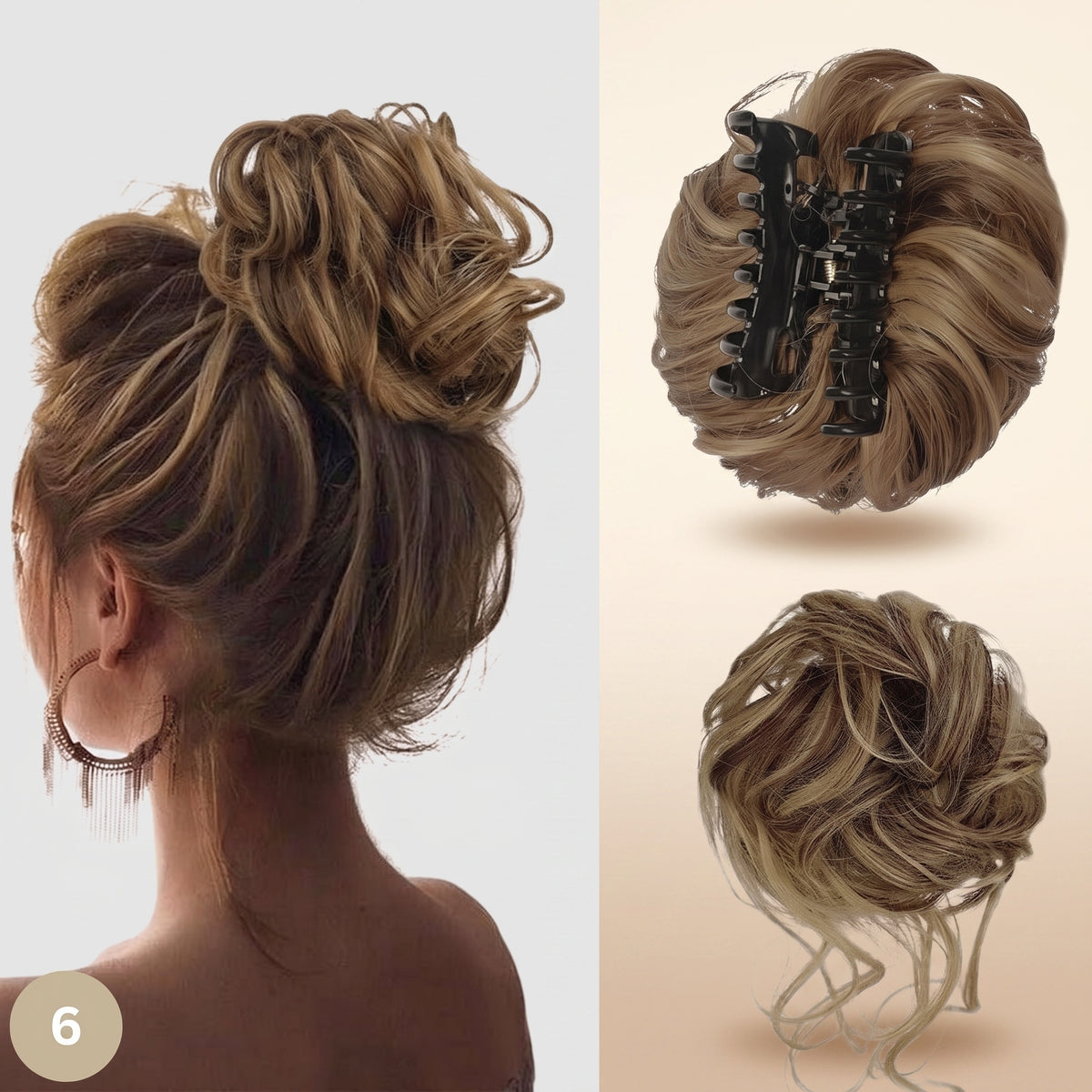 -50 % · OFFRE LIMITÉE · Clip'nBun™ · Fini les bad hair days, place à l’élégance !