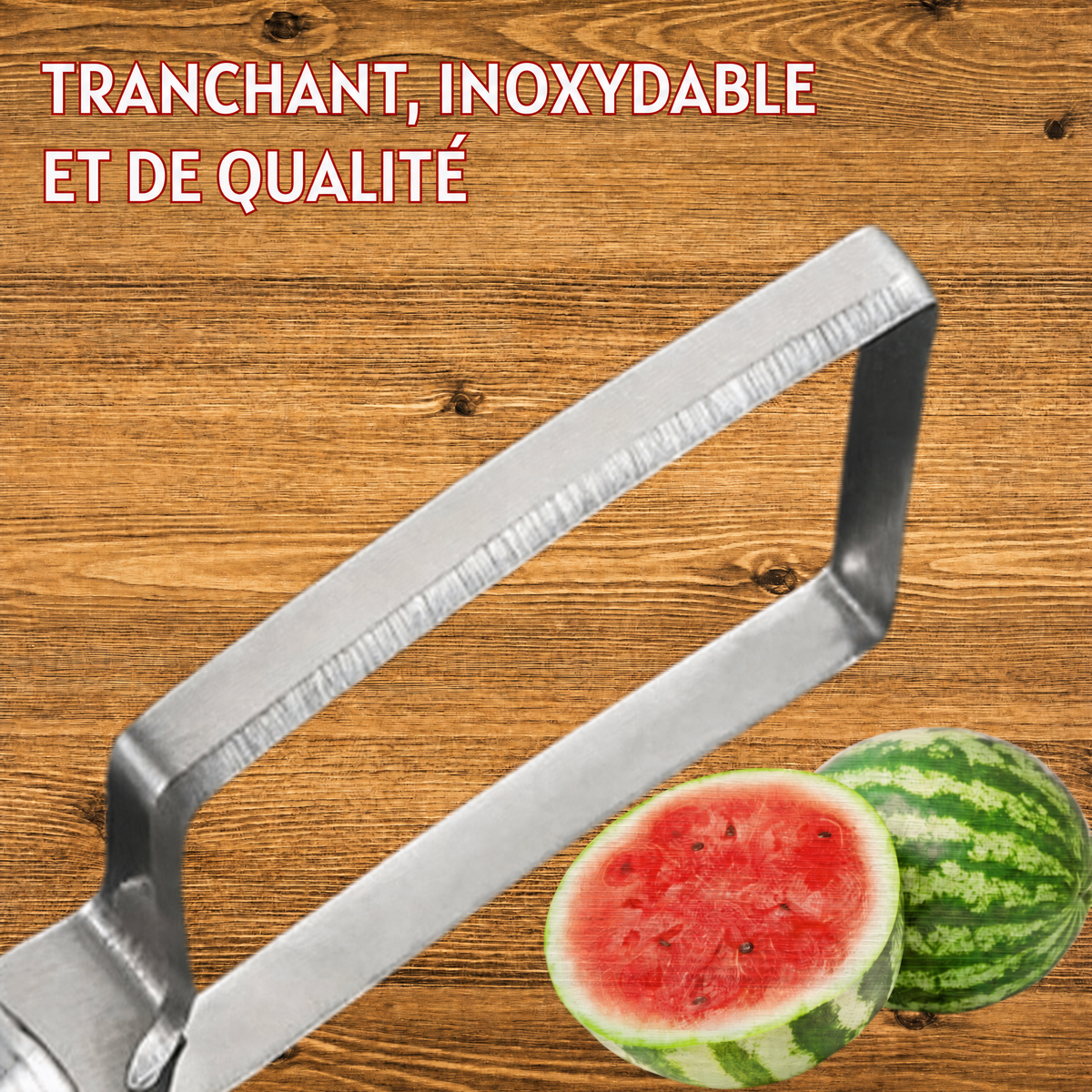 -50 % · OFFRE LIMITÉE · FruitBites™ · Une nouvelle façon de couper vos fruits !