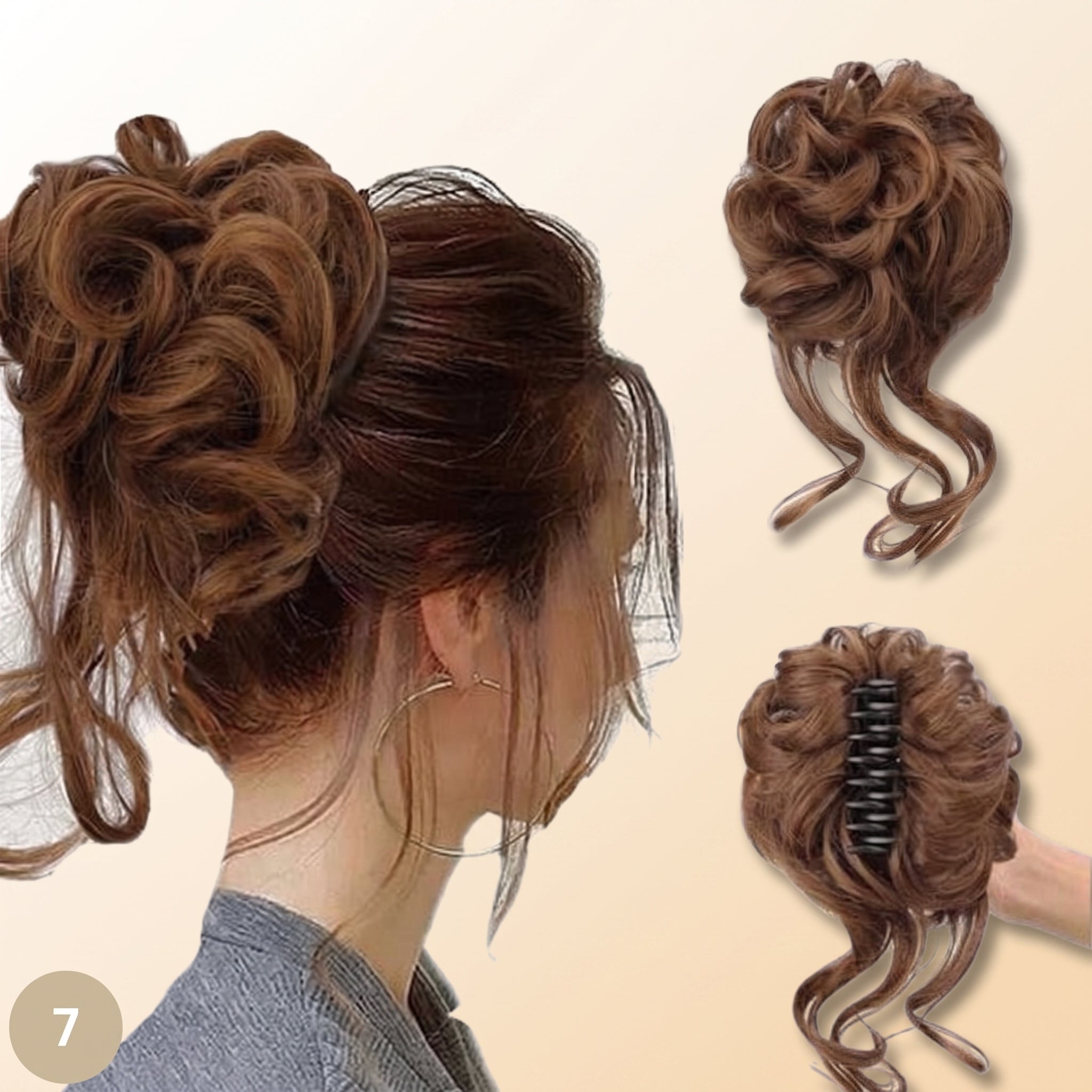-50 % · OFFRE LIMITÉE · Clip'nBun™ · Fini les bad hair days, place à l’élégance !