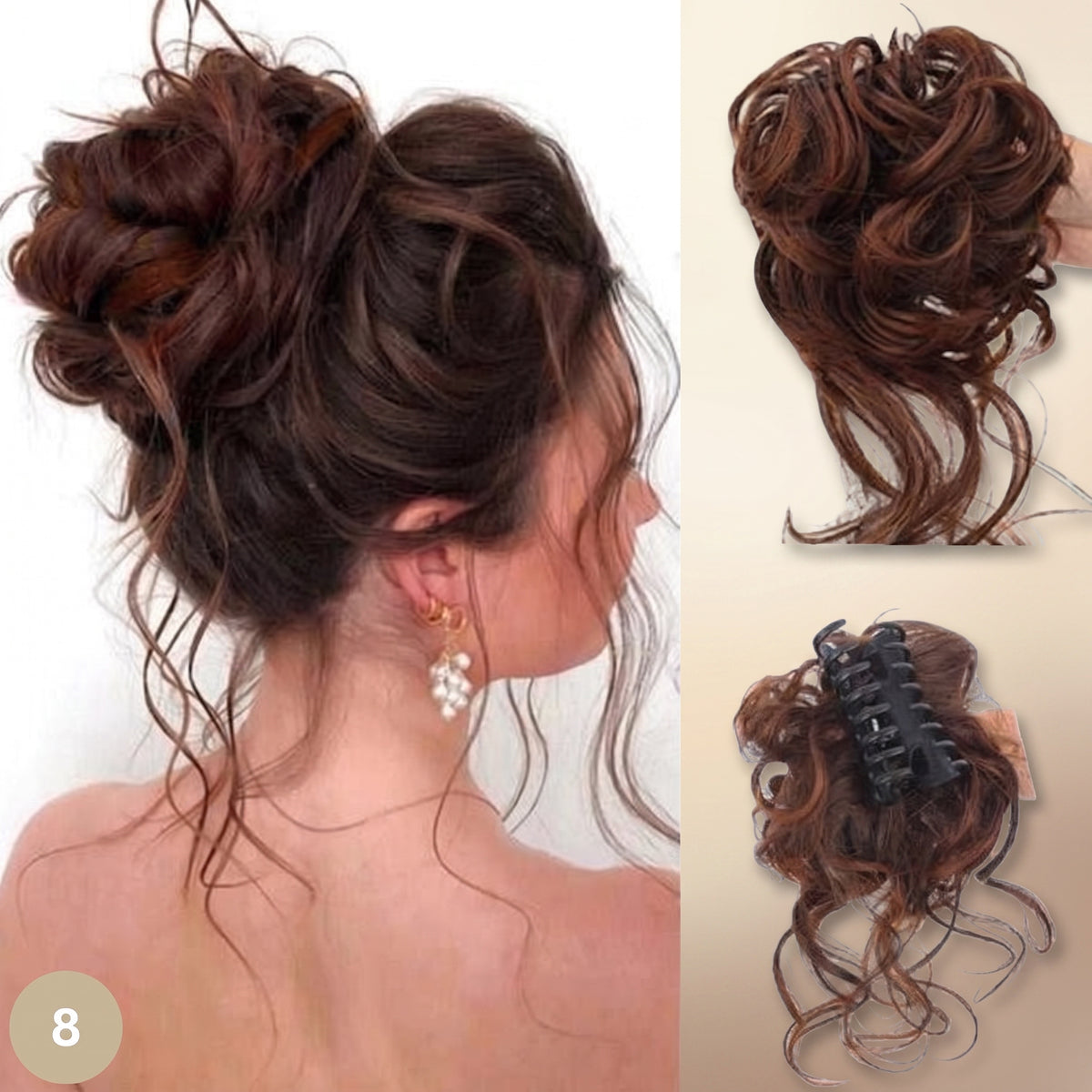 -50 % · OFFRE LIMITÉE · Clip'nBun™ · Fini les bad hair days, place à l’élégance !