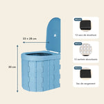 -50 % · OFFRE LIMITÉE · QuickPotty™ · Toilettes d’extérieur pliables et portables