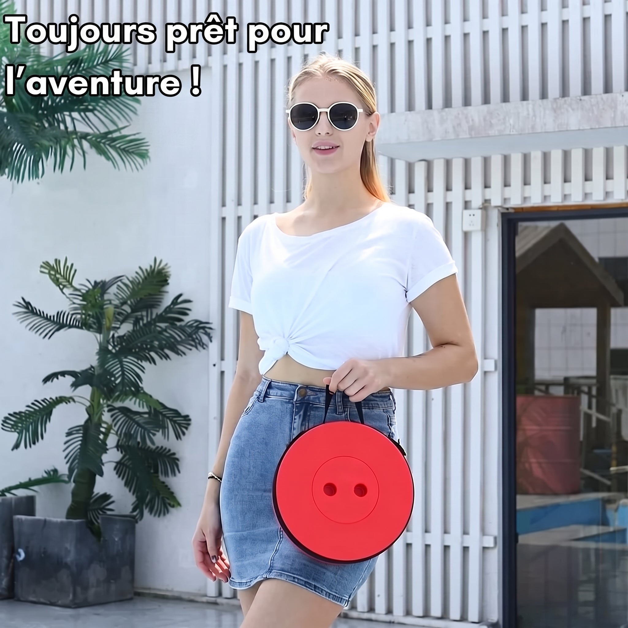 -50 % · OFFRE LIMITÉE · WanderSeat™ · Profitez d’une assise confortable, où que vous soyez !