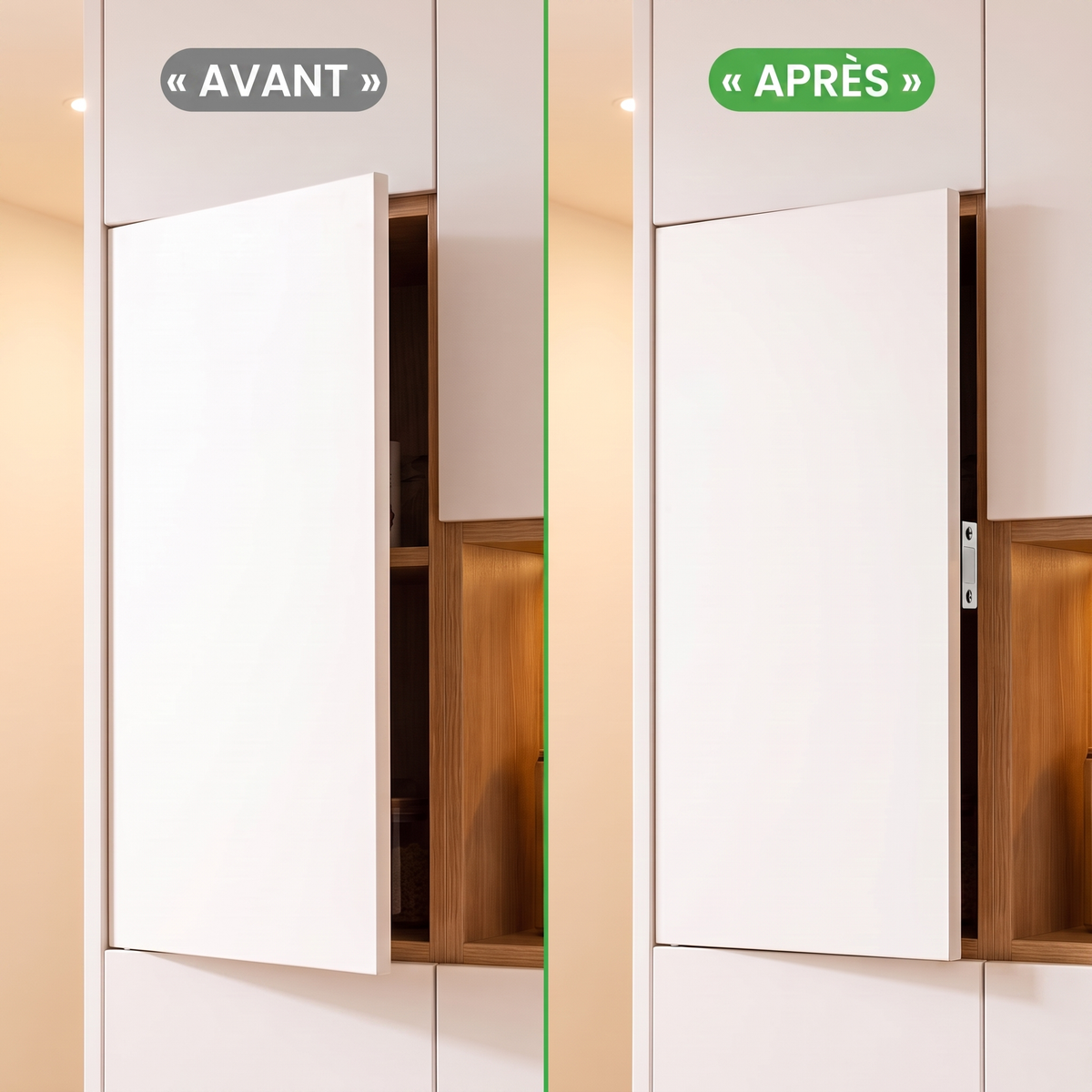 2+2 OFFERT · AUJOURD'HUI · SlimLock™ · Fermez vos tiroirs & placards !