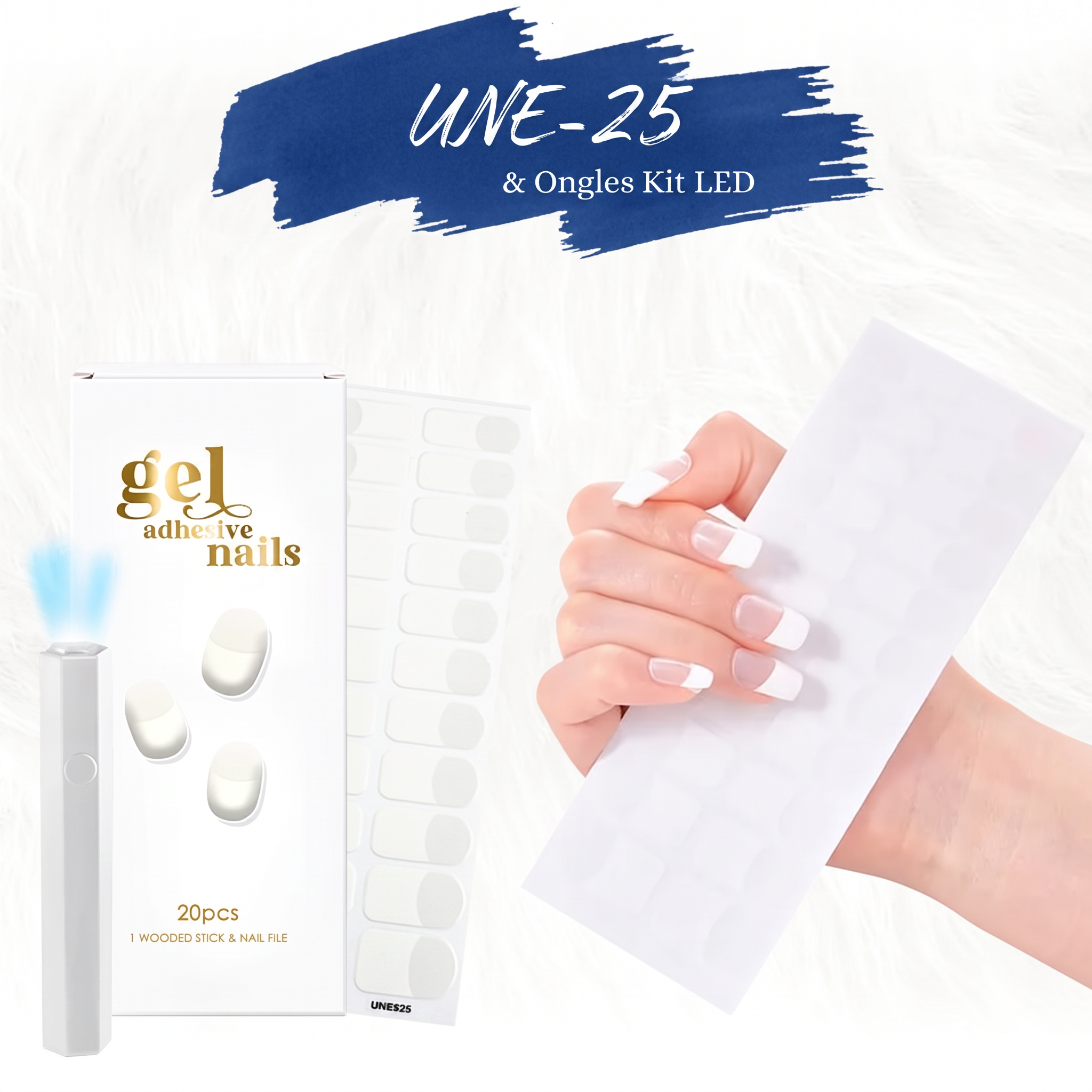 -50 % · OFFRE LIMITÉE · EZGel™ · Obtenez des ongles dignes d'un salon, où que vous soyez !